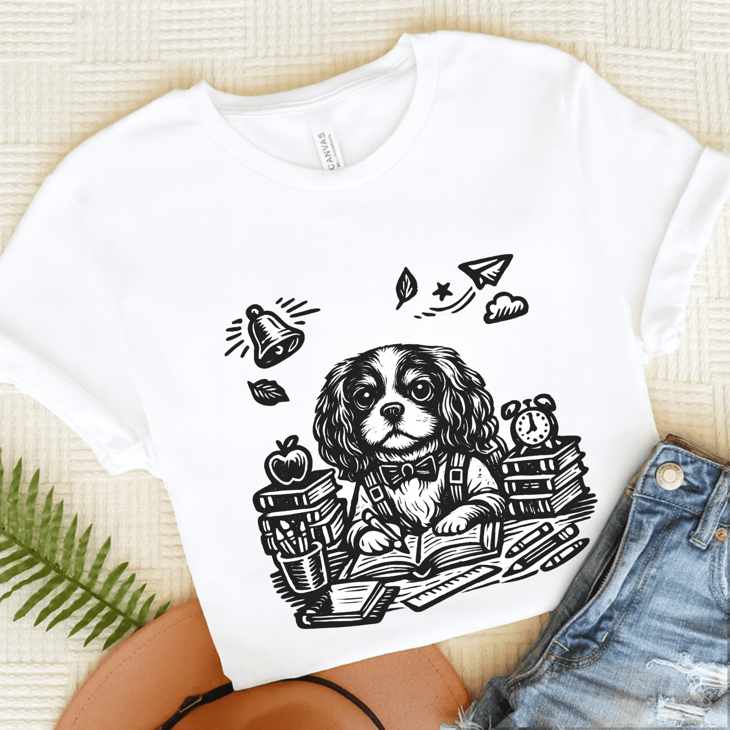 Cavalier Teacher School Unisex TShirt White