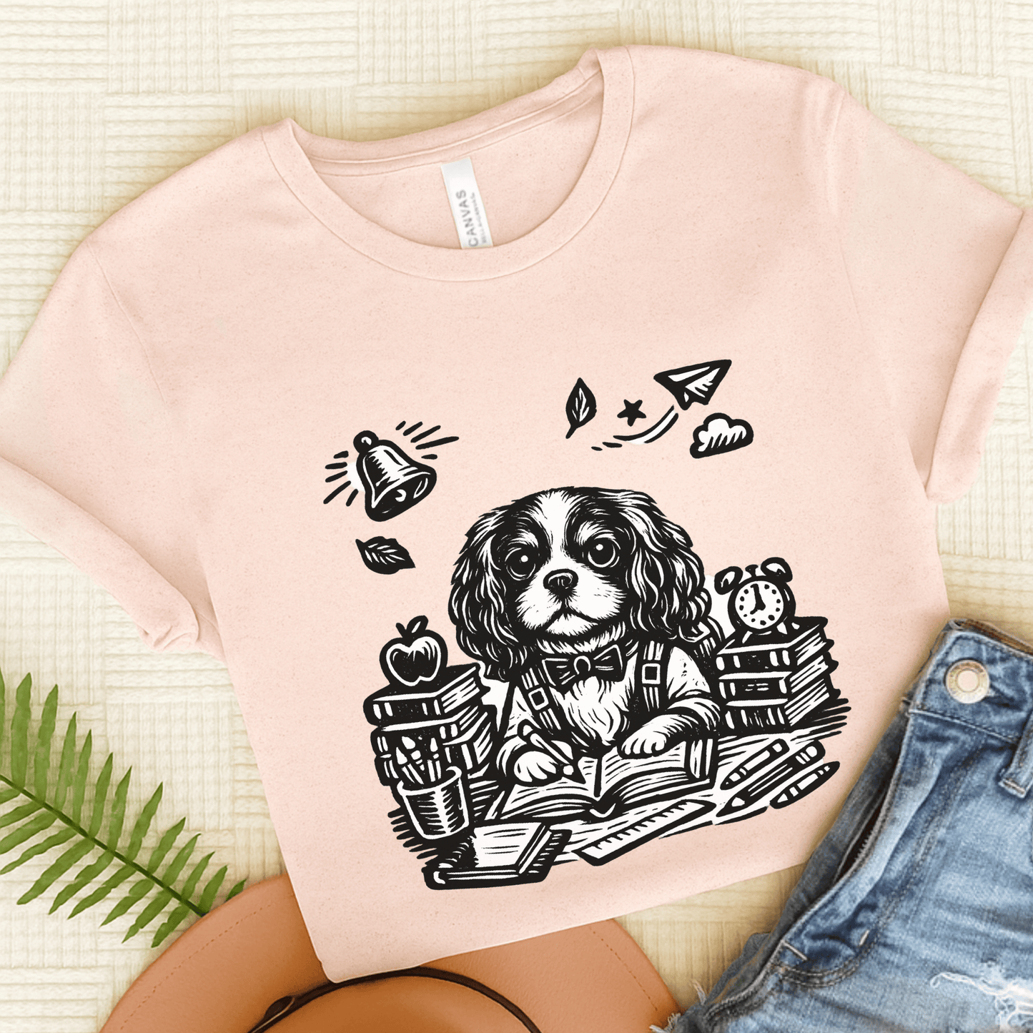 Cavalier Teacher School Unisex TShirt Soft Pink
