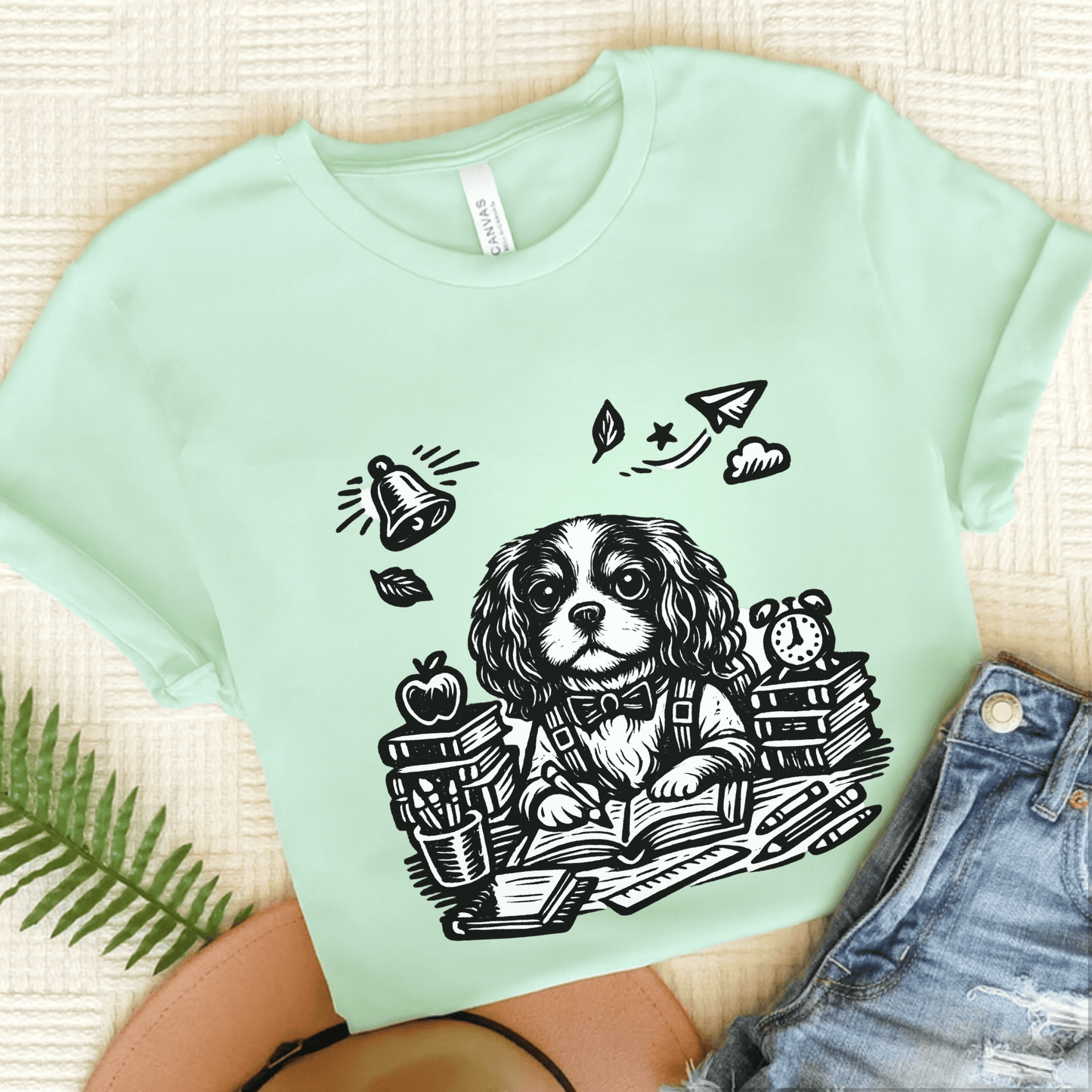 Cavalier Teacher School Unisex TShirt Heather Mint