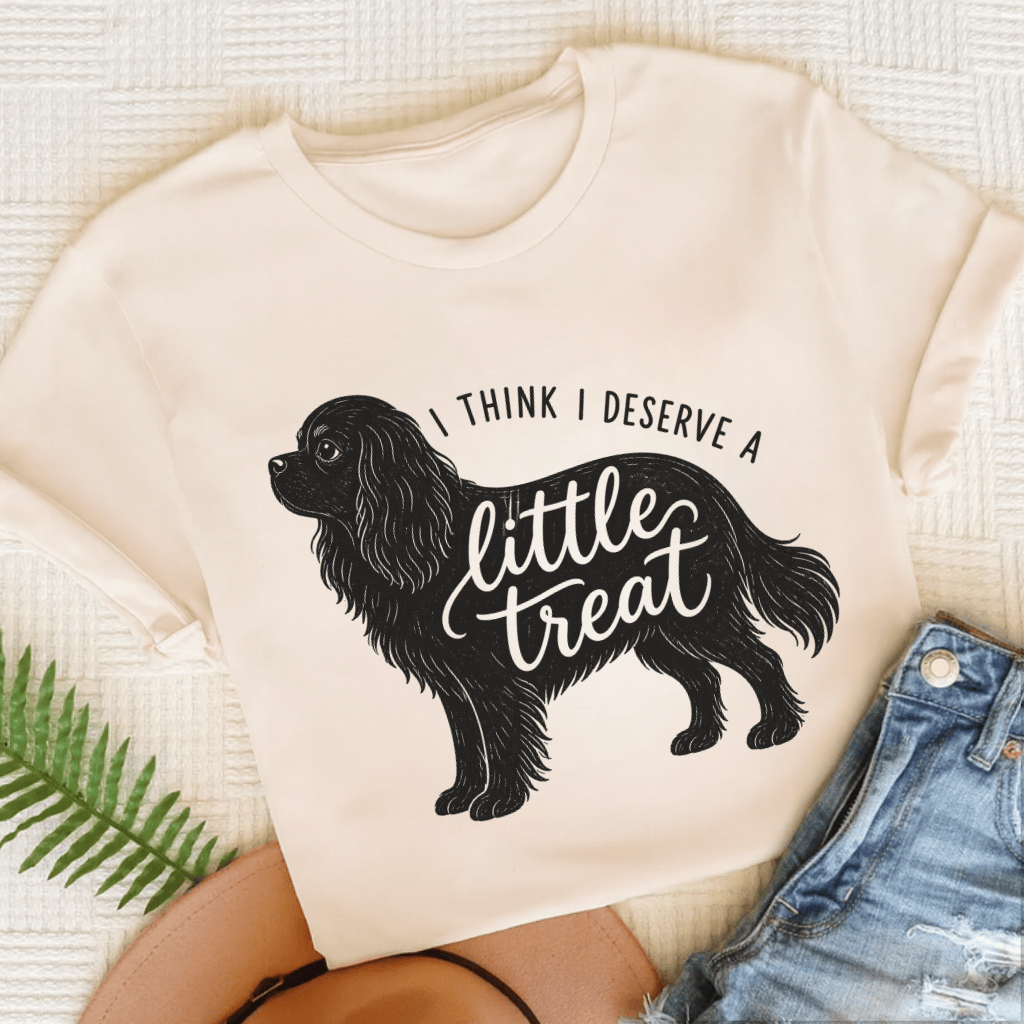 Cavalier Little Treat Unisex TShirt Natural