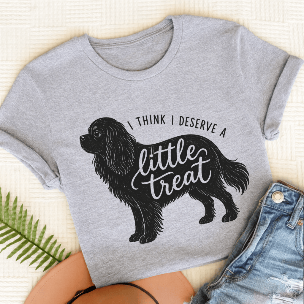 Cavalier Little Treat Unisex TShirt Sport Grey