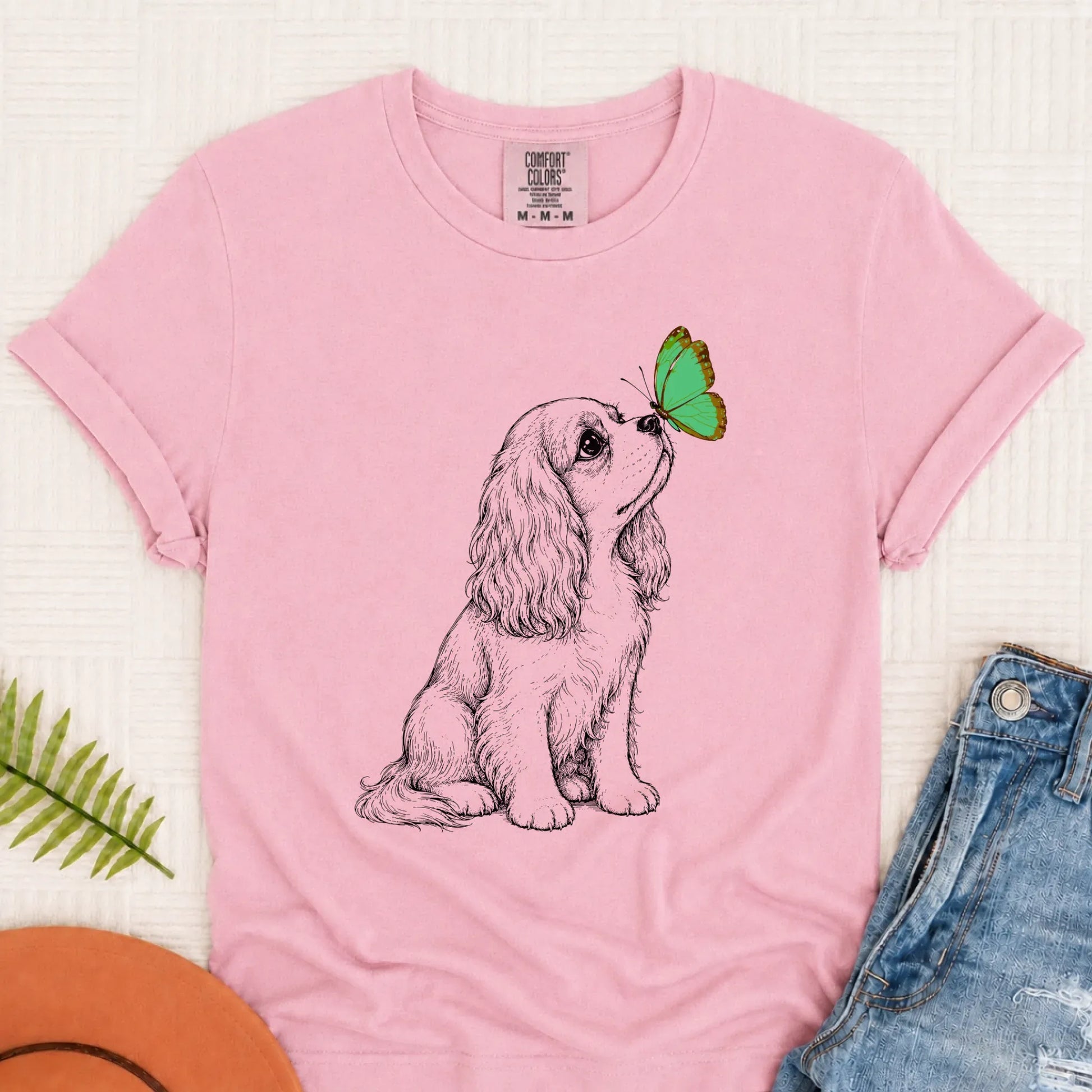 T-Shirt Blossom / S Cavalier Minimal Spring Butterfly Unisex TShirt