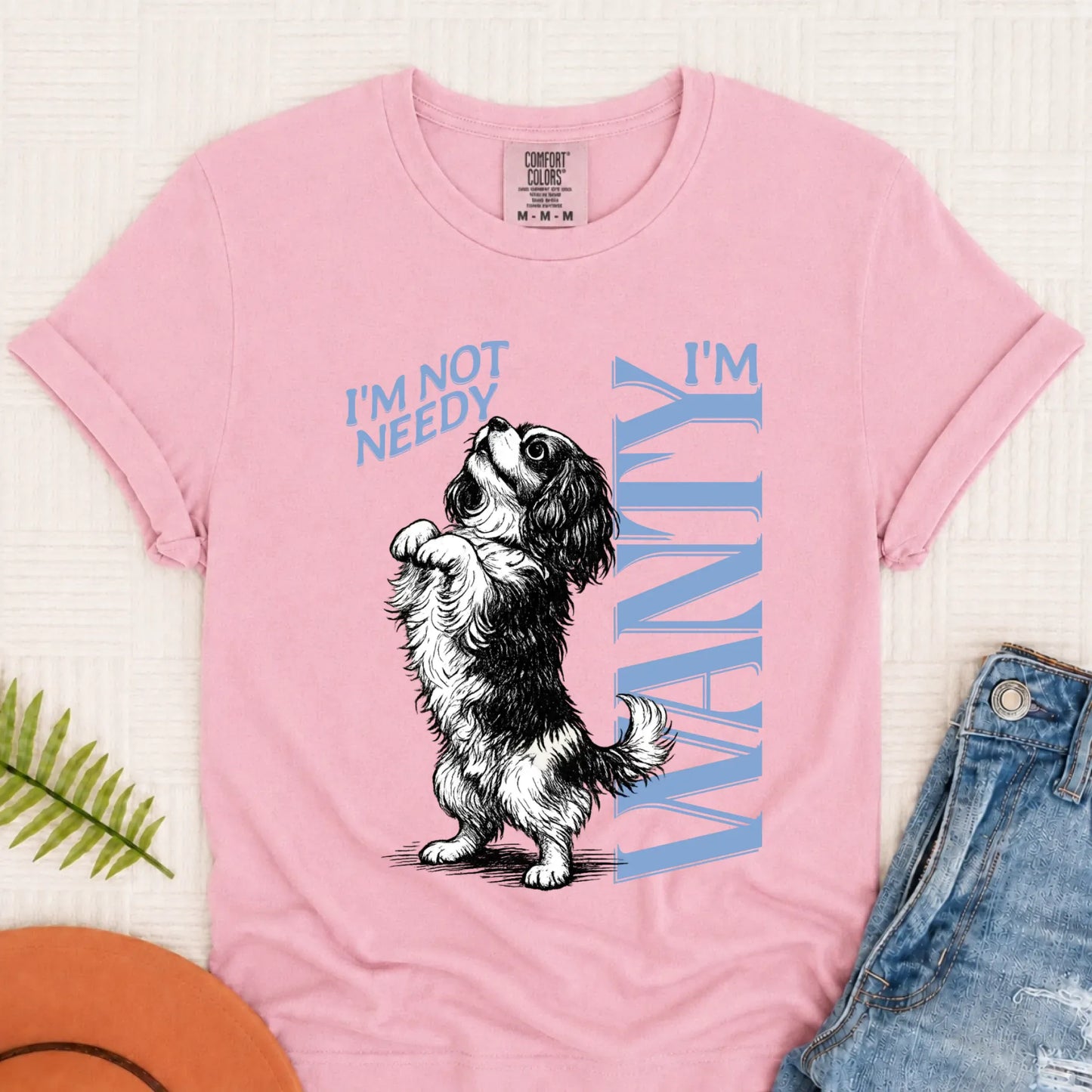 T-Shirt Blossom / S Cavalier Needy Light Blue Unisex TShirt