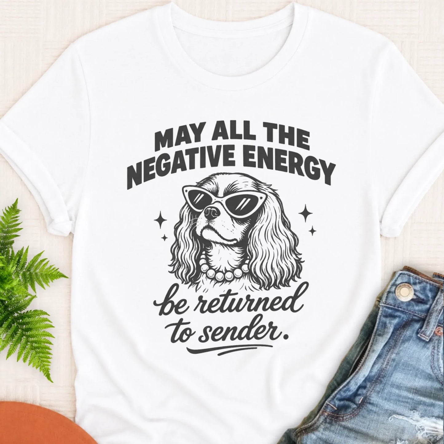 T-Shirt White / S Cavalier Negative Energy Unisex TShirt