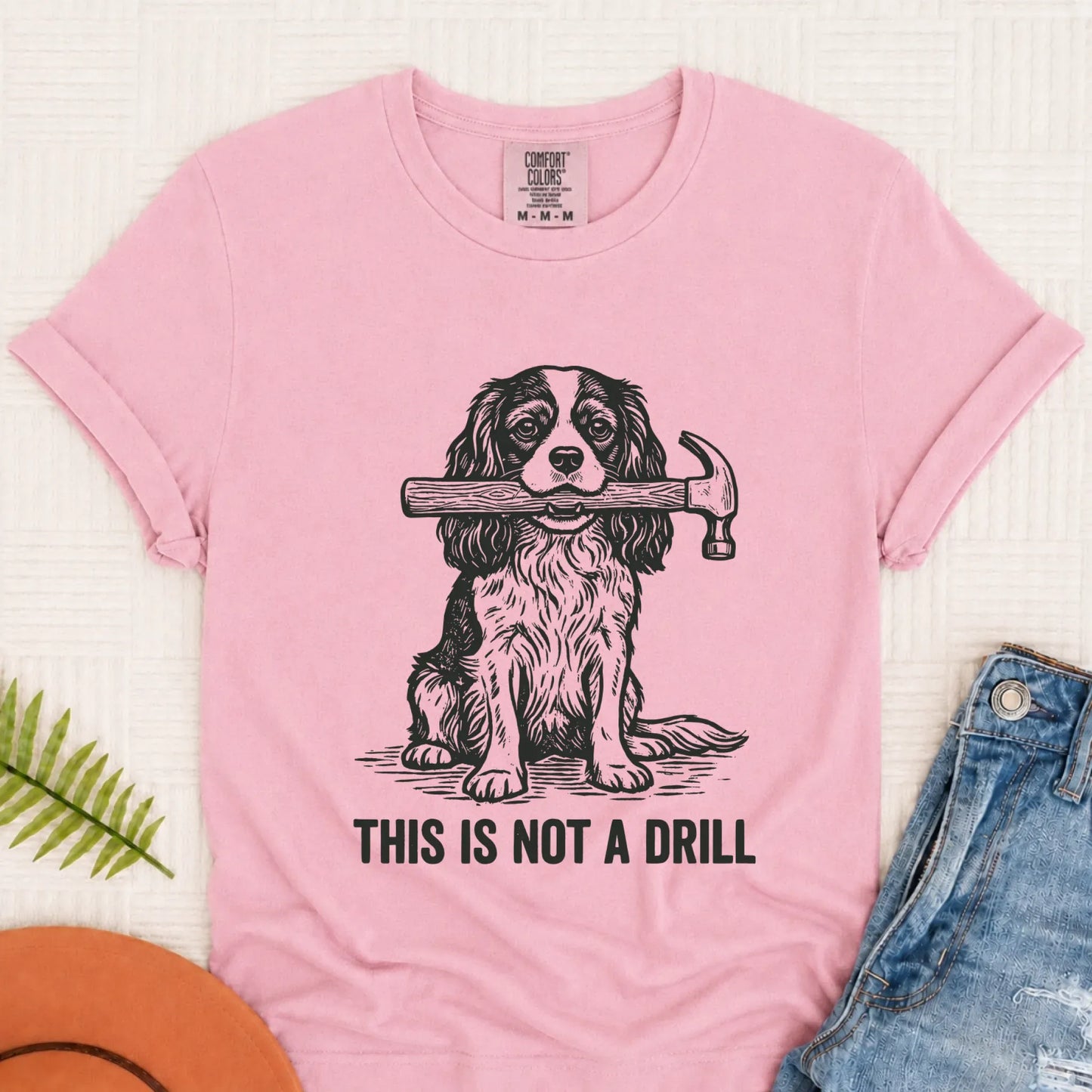 T-Shirt Blossom / S Cavalier Not A Drill Fathers Gift Unisex TShirt