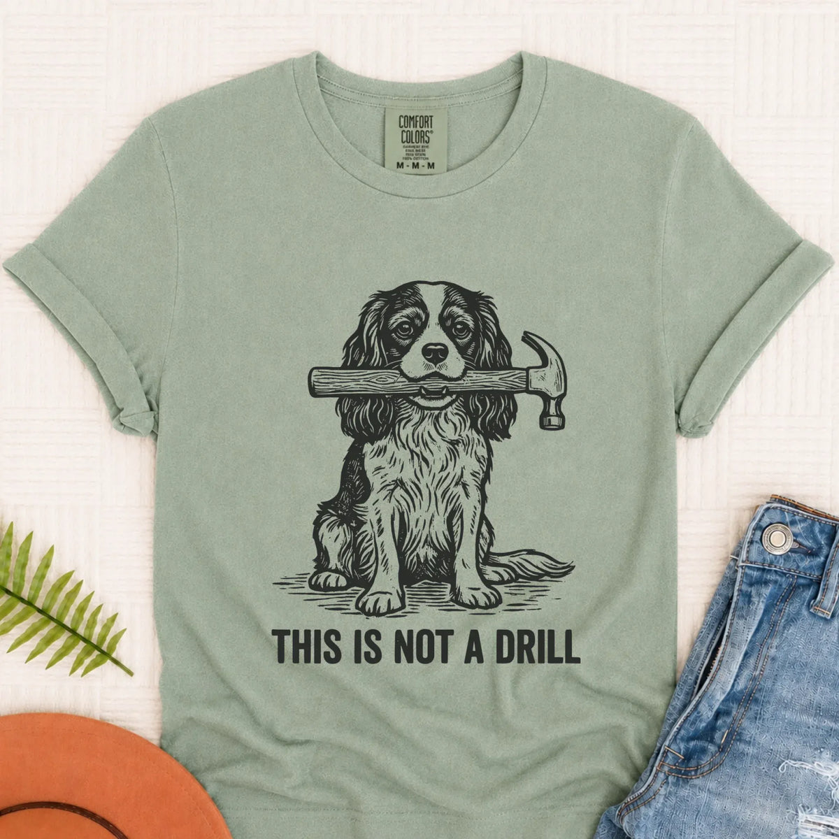 T-Shirt Bay / S Cavalier Not A Drill Fathers Gift Unisex TShirt
