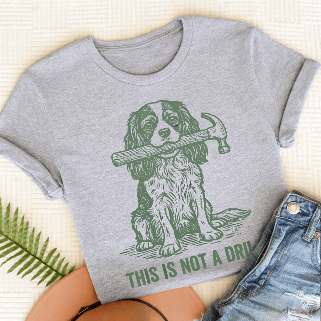 Cavalier Not A Drill Unisex TShirt Sport Grey
