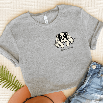 Personalized Cavalier Pocket Tried Unisex Tshirt Athletic Heather