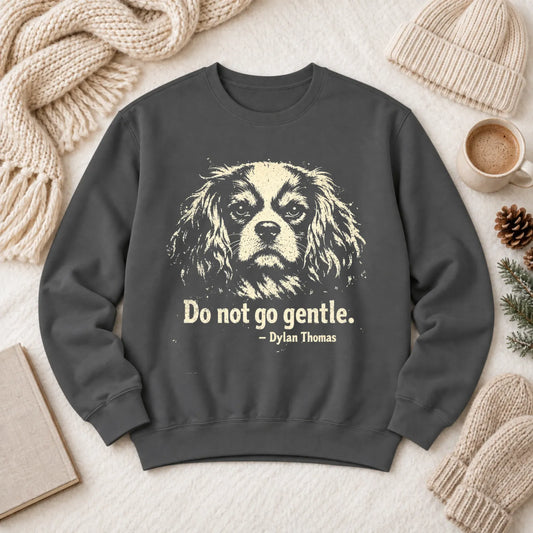 Cavalier Poetry Poem Books Unisex Sweatshirt Pepper