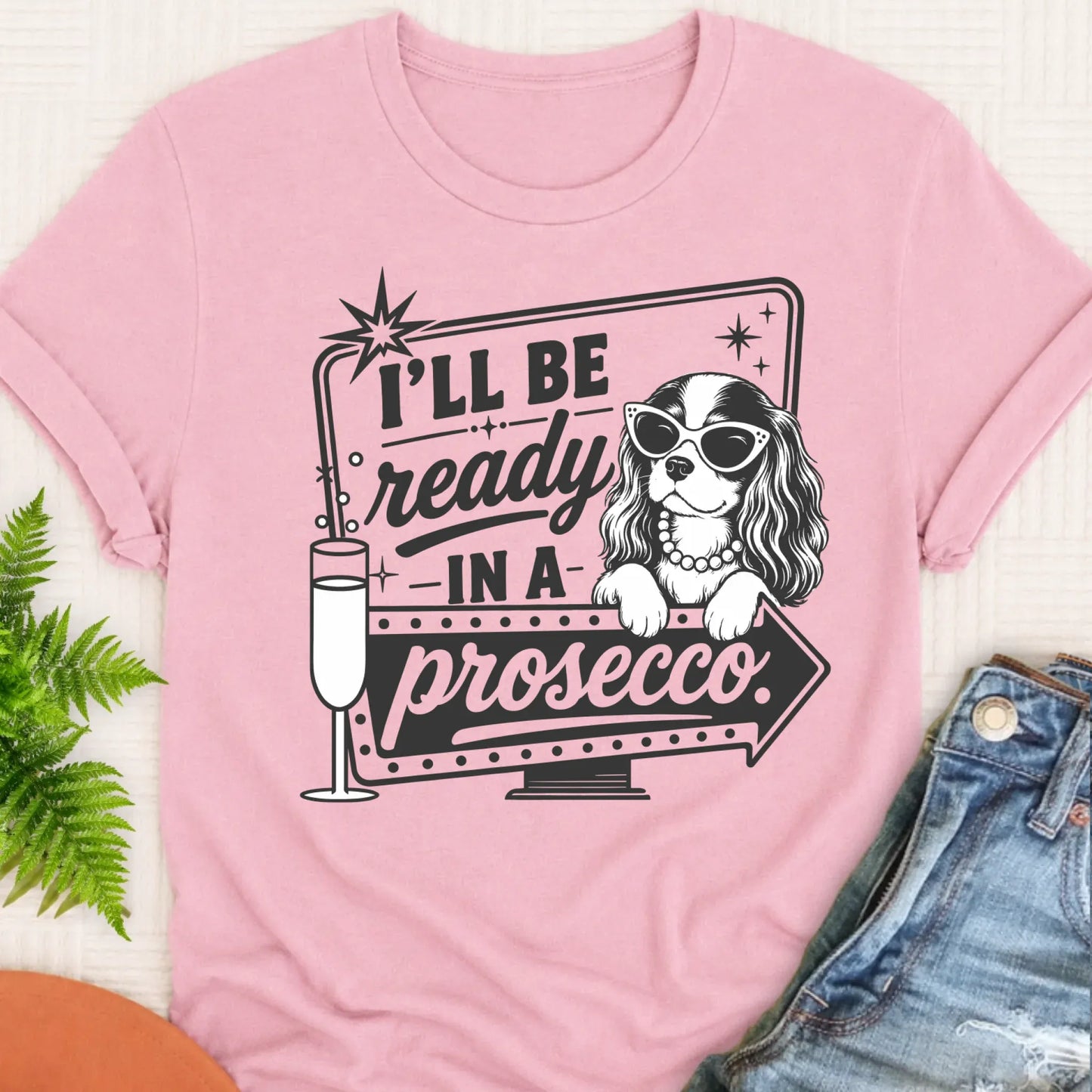 T-Shirt Blossom / S Cavalier Ready In a Prosecco Unisex TShirt