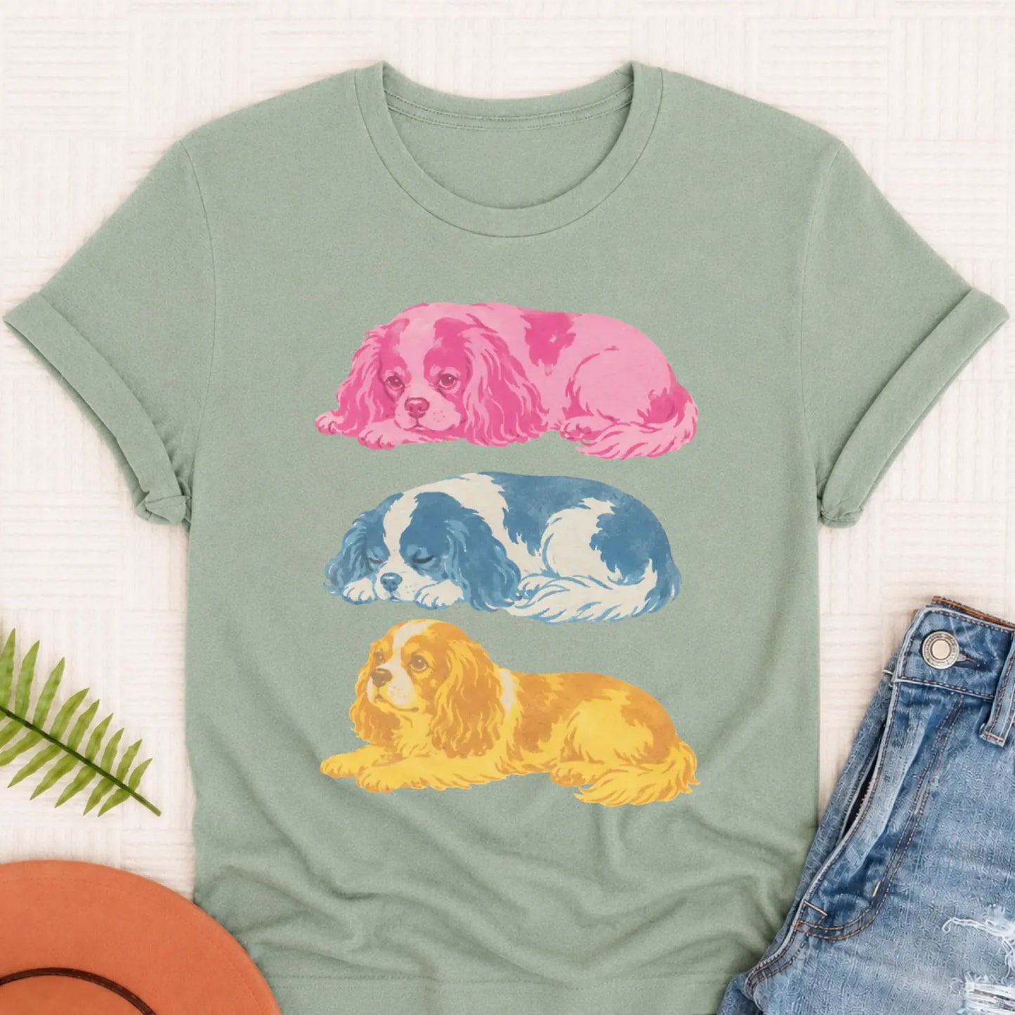 Cavalier Retro Risoprint Style Unisex TShirt 3XL
