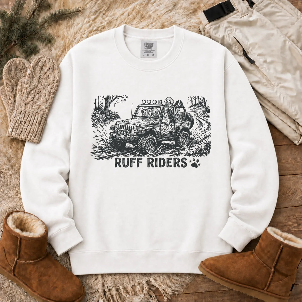 Sweatshirt White / S Cavalier Ruff Riders Outdoors Unisex Sweatshirt
