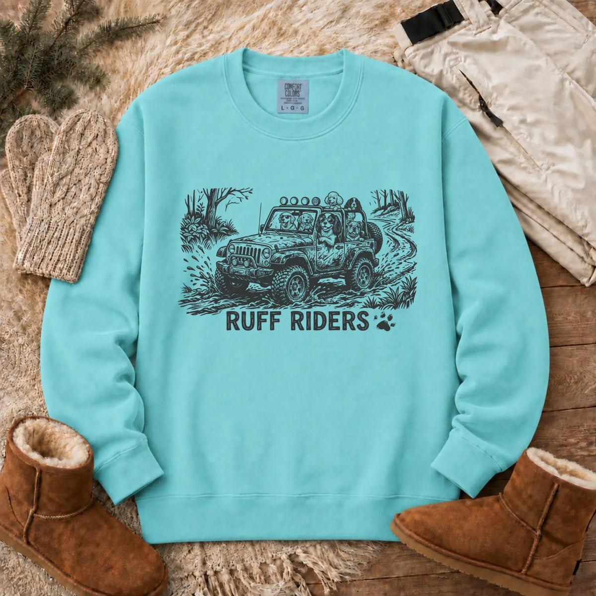 Sweatshirt Chalky Mint / S Cavalier Ruff Riders Outdoors Unisex Sweatshirt