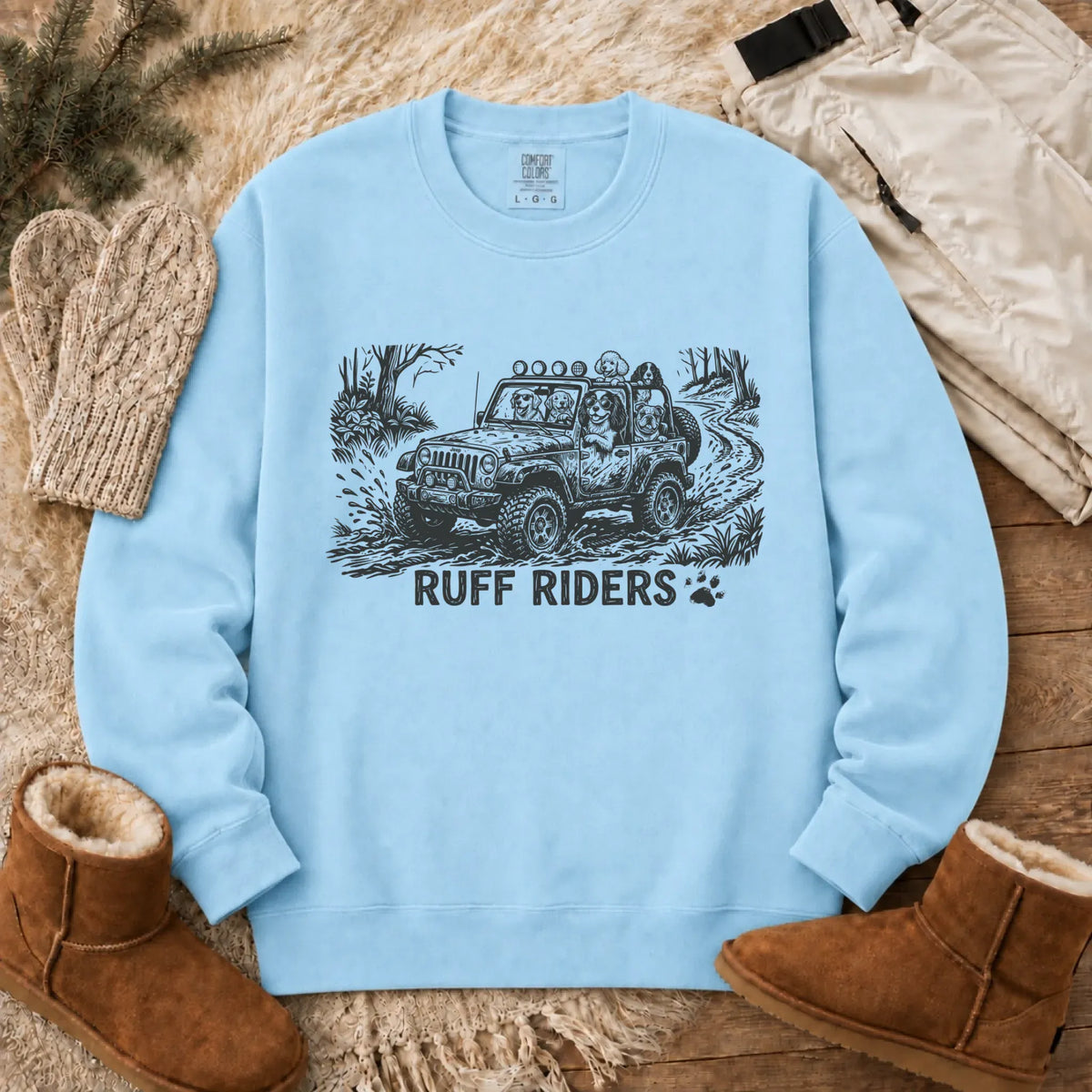 Sweatshirt Chambray / S Cavalier Ruff Riders Outdoors Unisex Sweatshirt