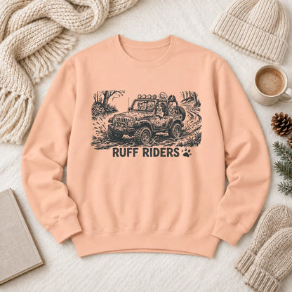 Cavalier Ruff Riders Outdoors Unisex Sweatshirt Peachy