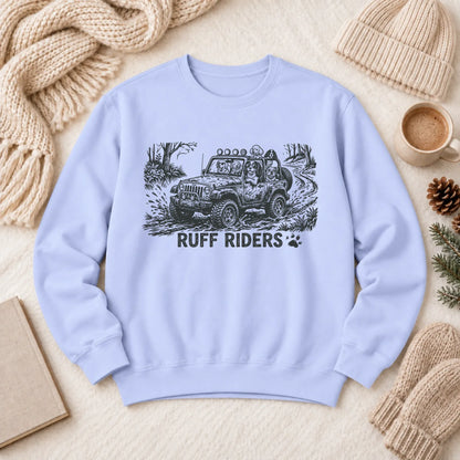 Cavalier Ruff Riders Outdoors Unisex Sweatshirt Hydrangea