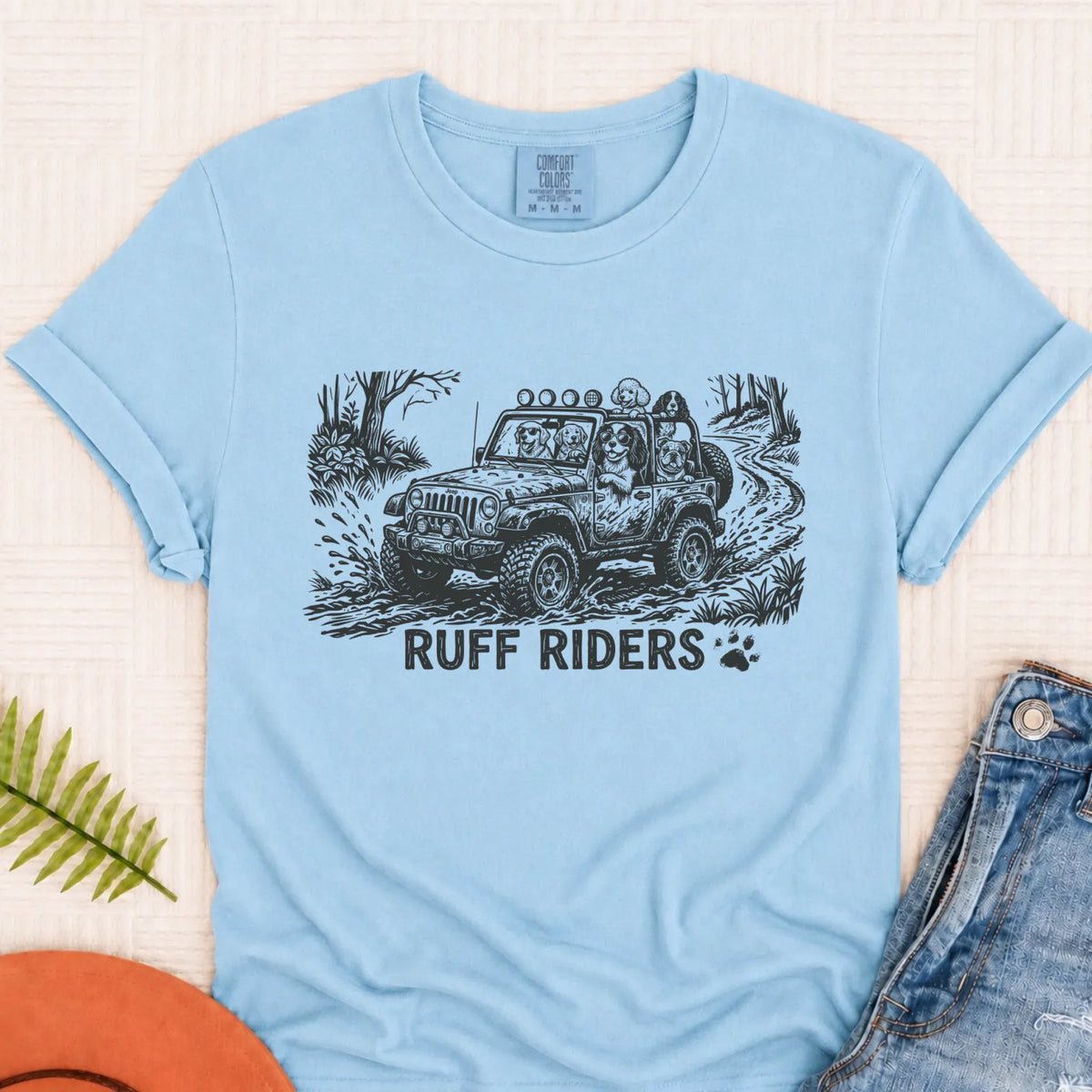 T-Shirt Chambray / S Cavalier Ruff Riders Rugged Outdoors Unisex TShirt