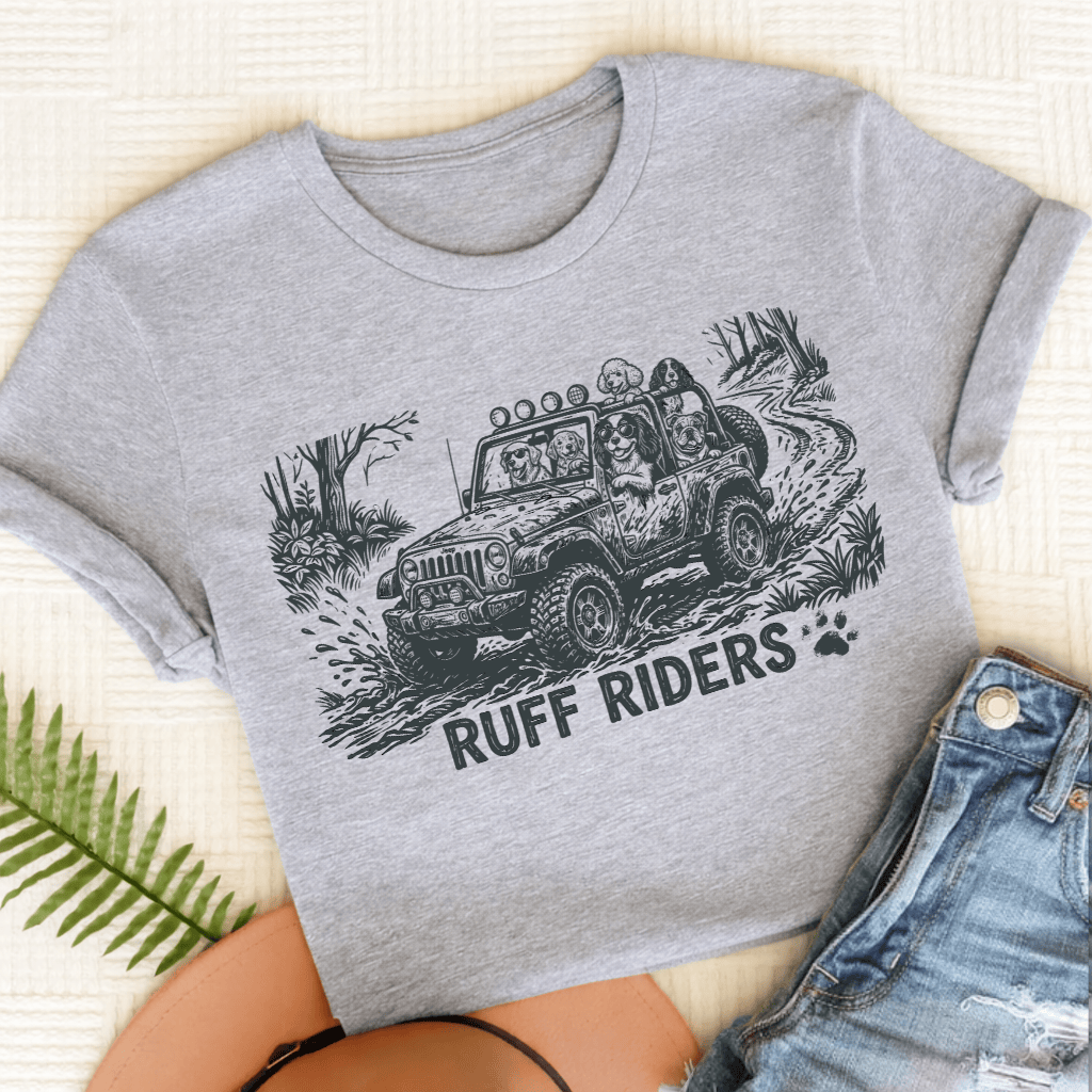 Cavalier Ruff Riders Unisex TShirt Sport Grey