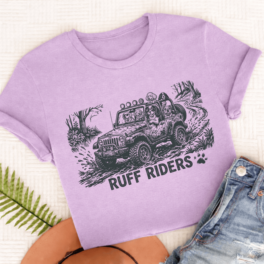Cavalier Ruff Riders Unisex TShirt Comfort Color Orchid