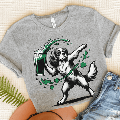 Cavalier Saint Patricks Beer Unisex TShirt Athletic Heather