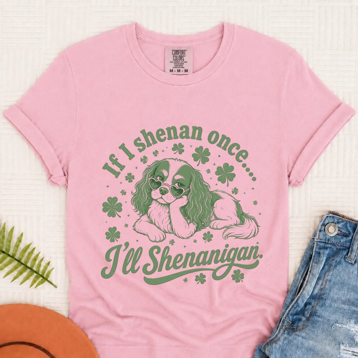 Cavalier Shenanigans Funny Unisex TShirt Blossom