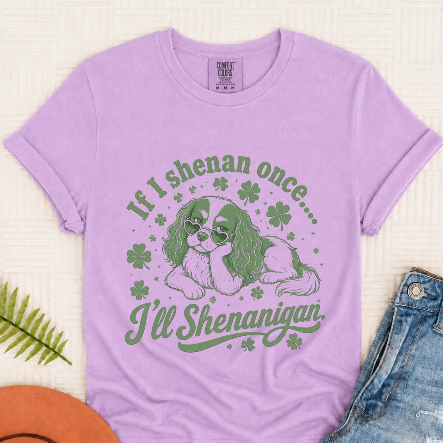 Cavalier Shenanigans Funny Unisex TShirt Orchid