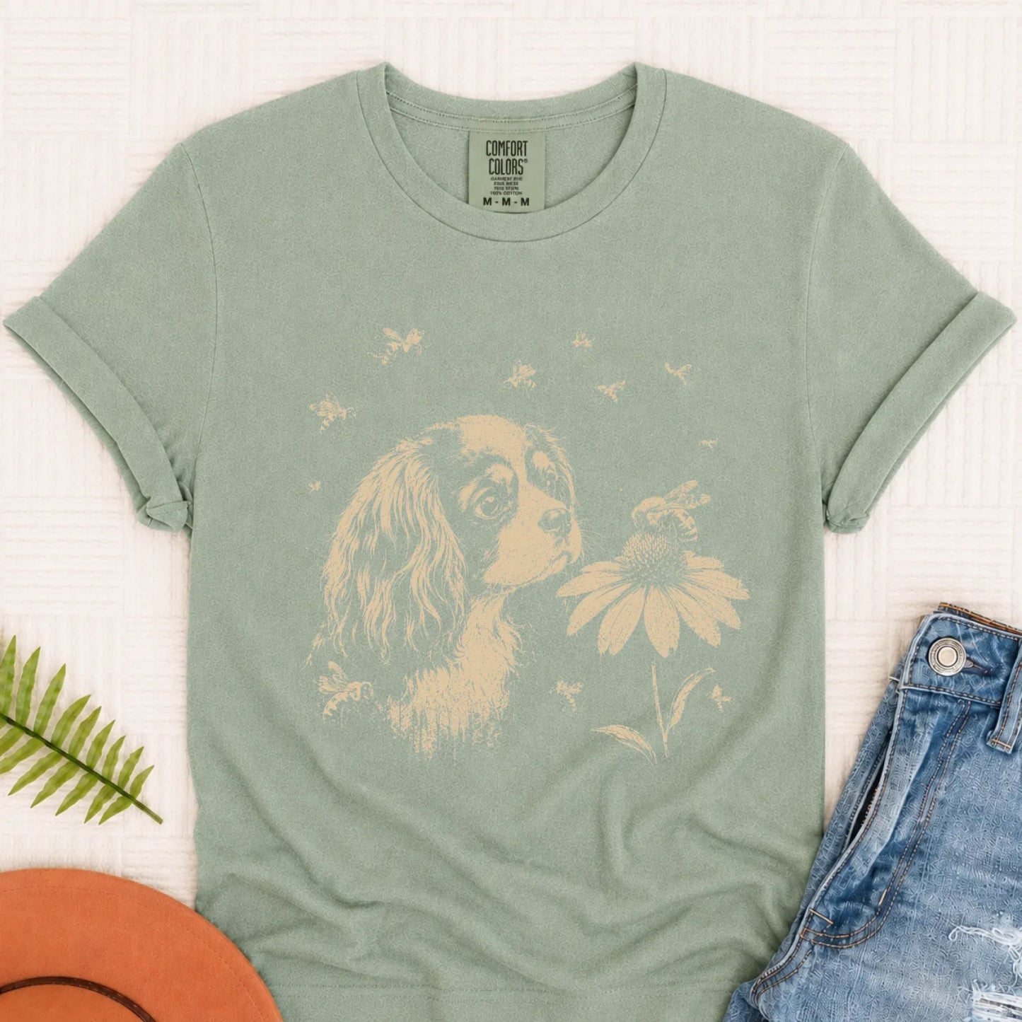 T-Shirt Bay / S Cavalier Spring Bumble Bee Unisex TShirt