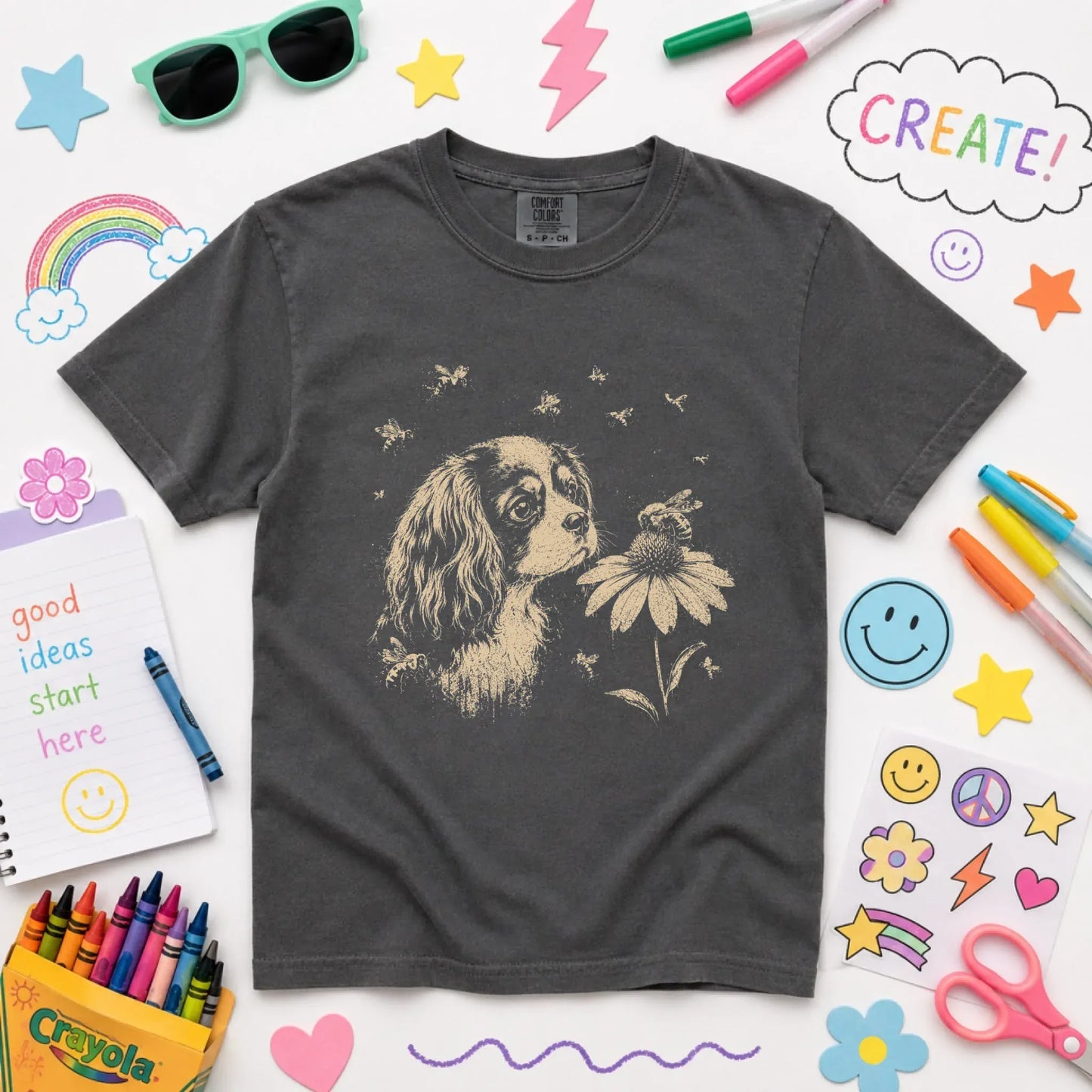 Youth Tshirt Pepper / XS Cavalier Spring Bumble Bee Unisex YOUTH TShirt