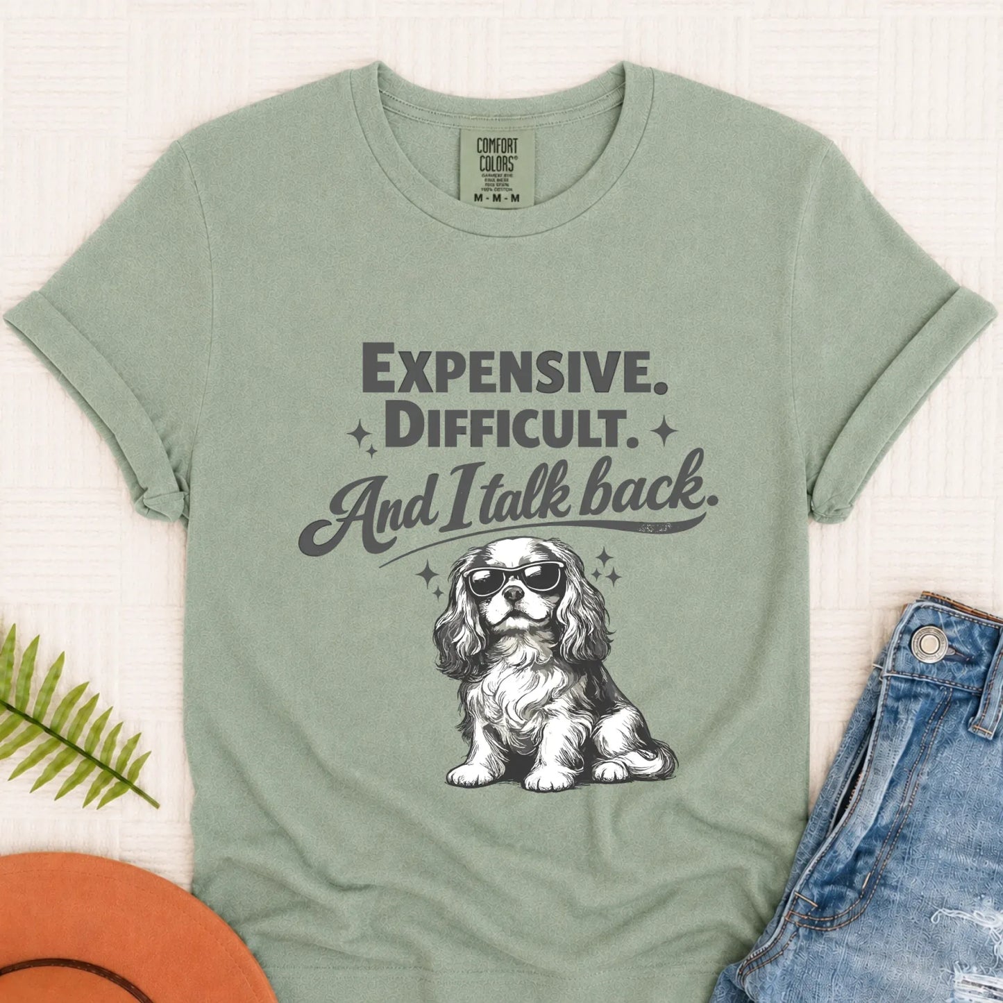 Cavalier Talk Back Funny Unisex TShirt Bay