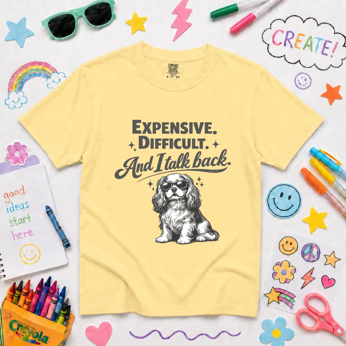 Cavalier Talk Back Funny Unisex YOUTH TShirt Butter