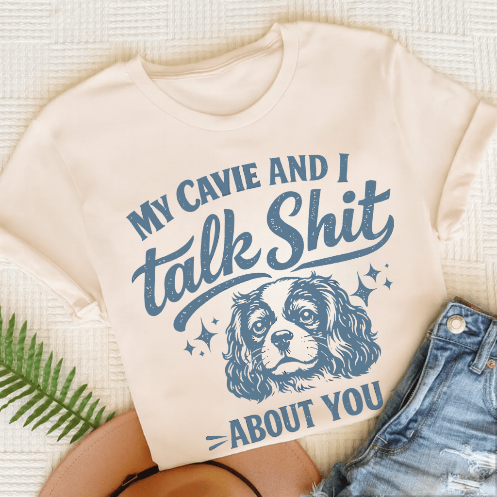 Cavalier Talk Crap Unisex TShirt Natural