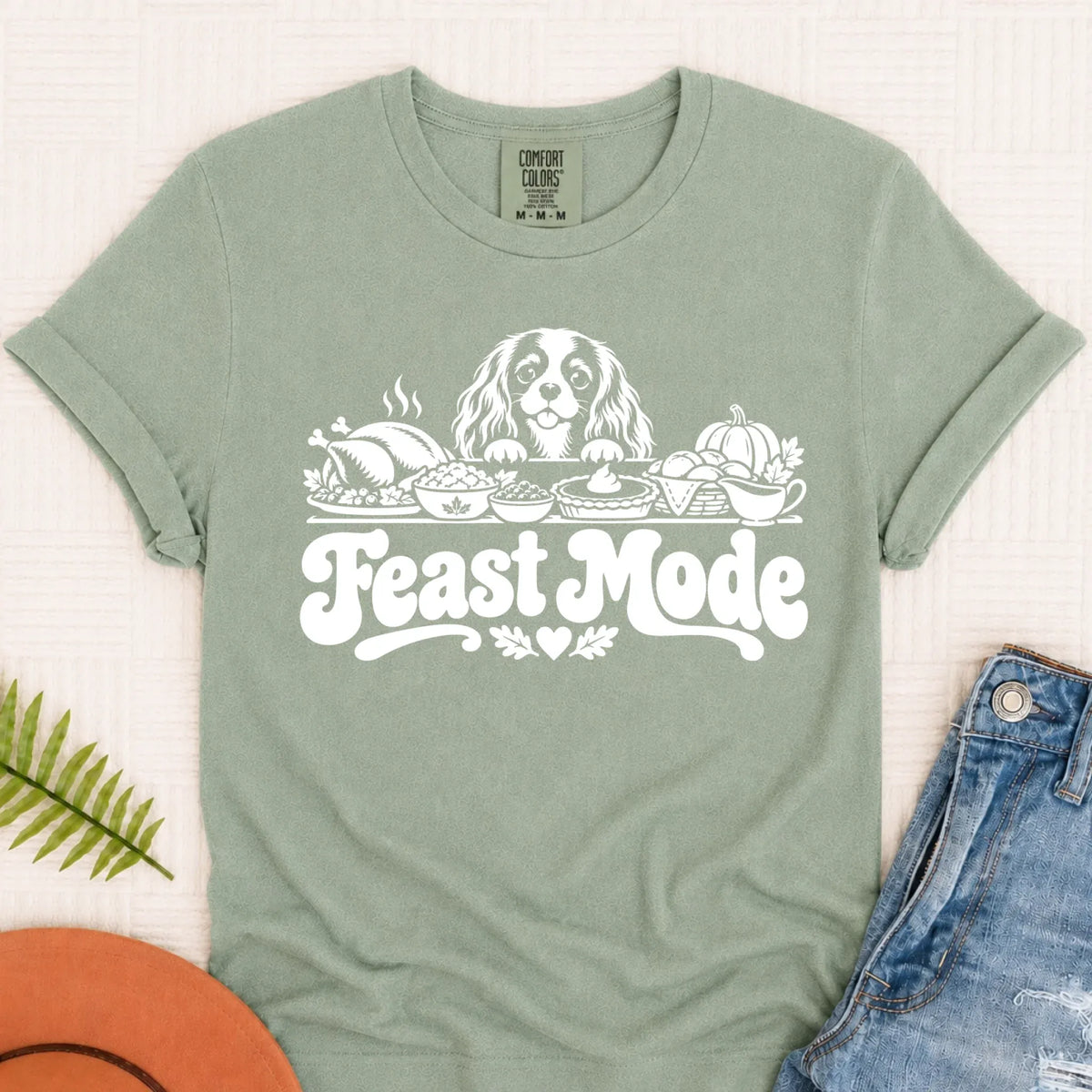 Cavalier Thanksgiving Holiday Feast Unisex TShirt Bay