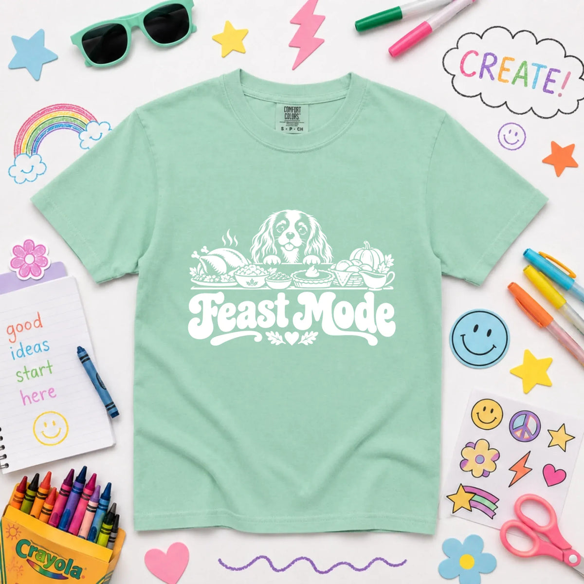 Youth Tshirt Island Reef / XS Cavalier Thanksgiving Holiday Feast Unisex YOUTH TShirt