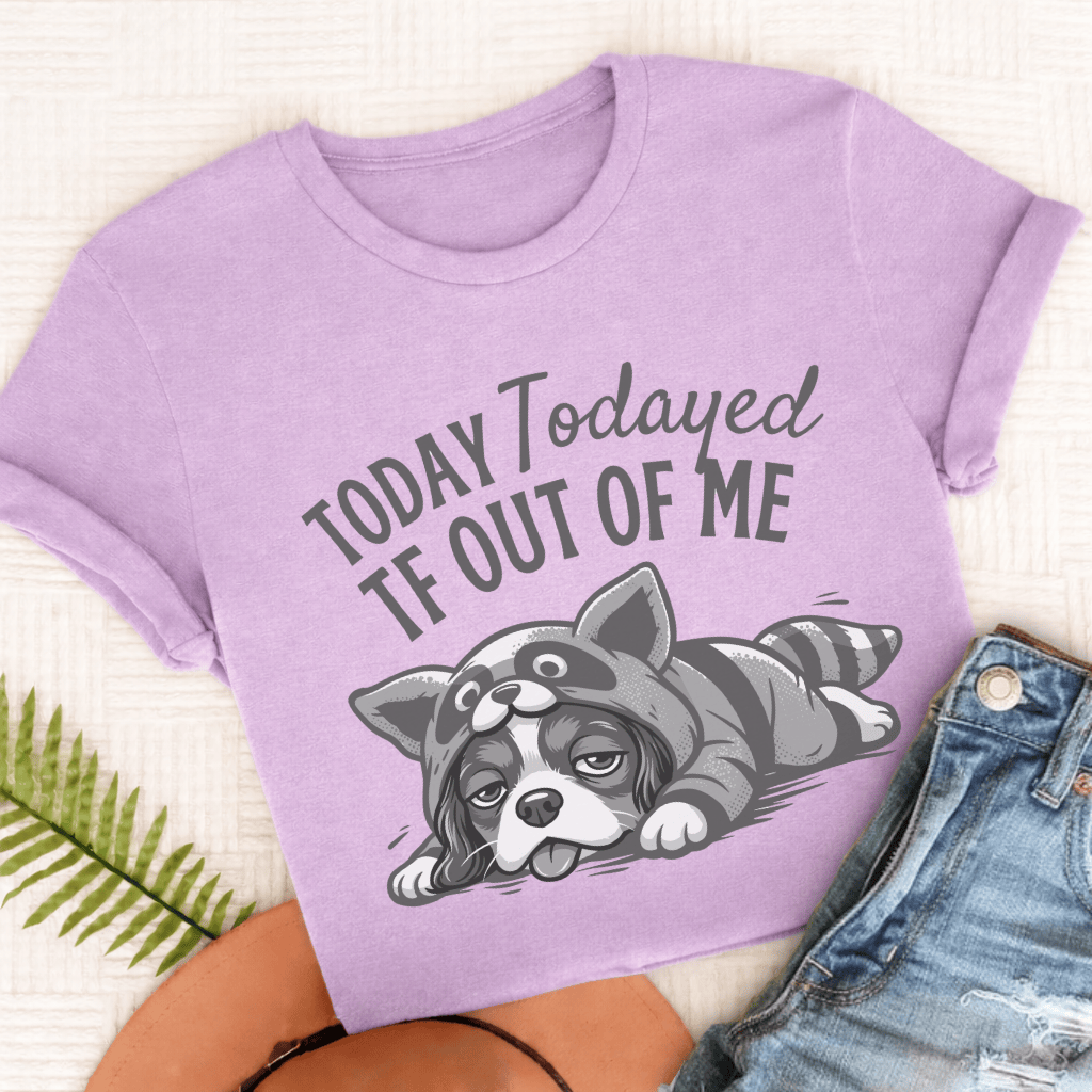 Cavalier Todayed TF Snark Unisex TShirt Comfort Colors Orchid