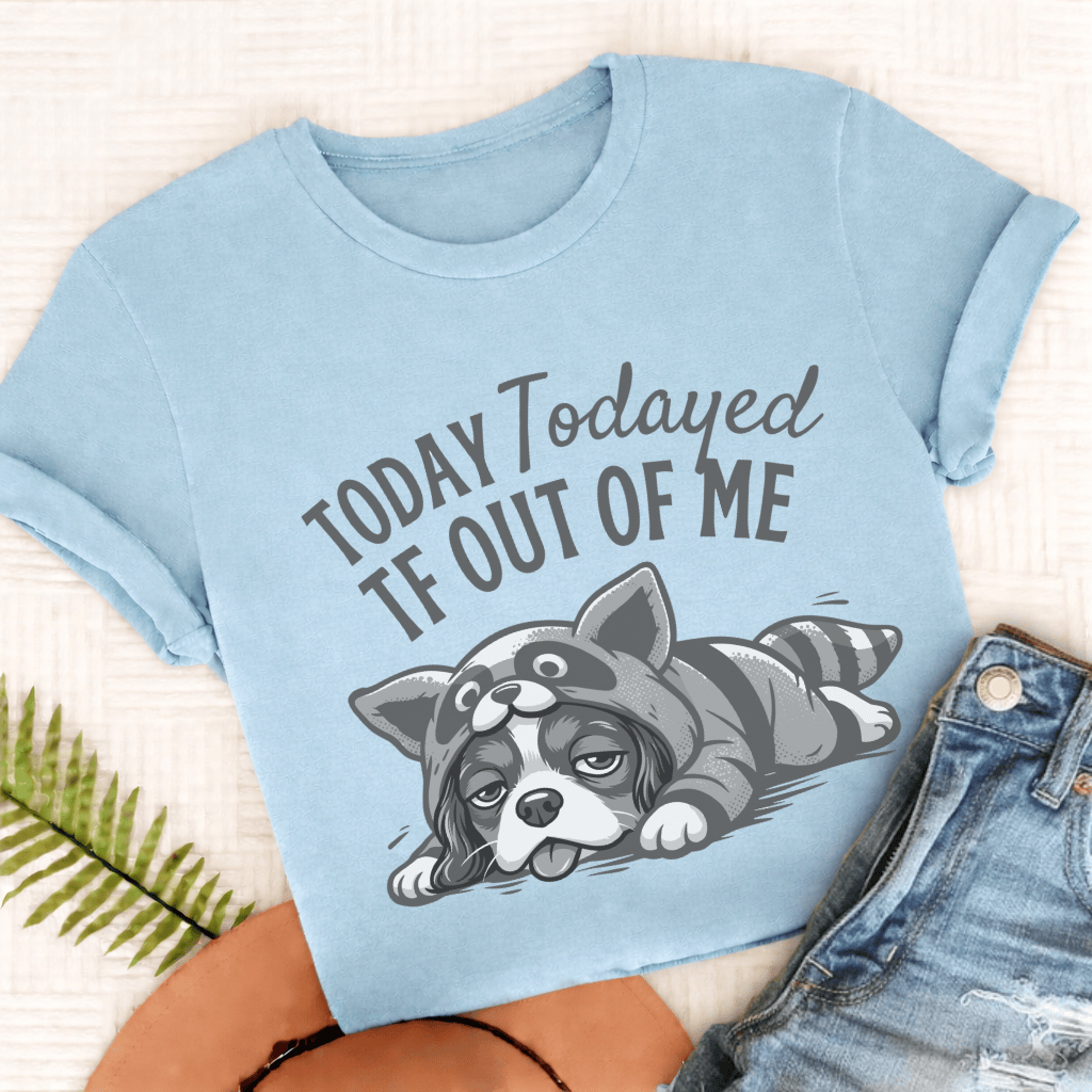 Cavalier Todayed TF Snark Unisex TShirt Comfort Colors Chambray