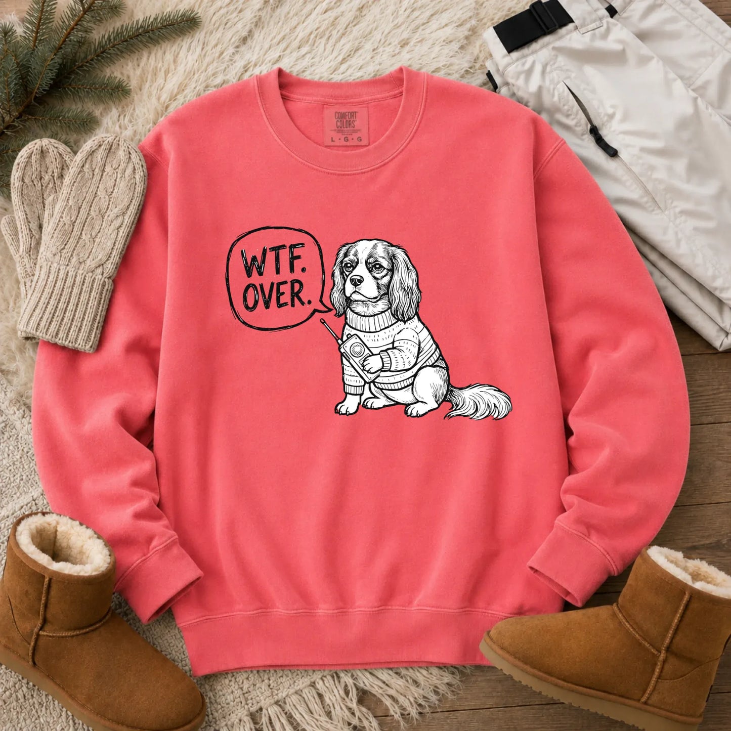 Sweatshirt Watermelon / S Cavalier Walkie Talkie Political Unisex Sweatshirt