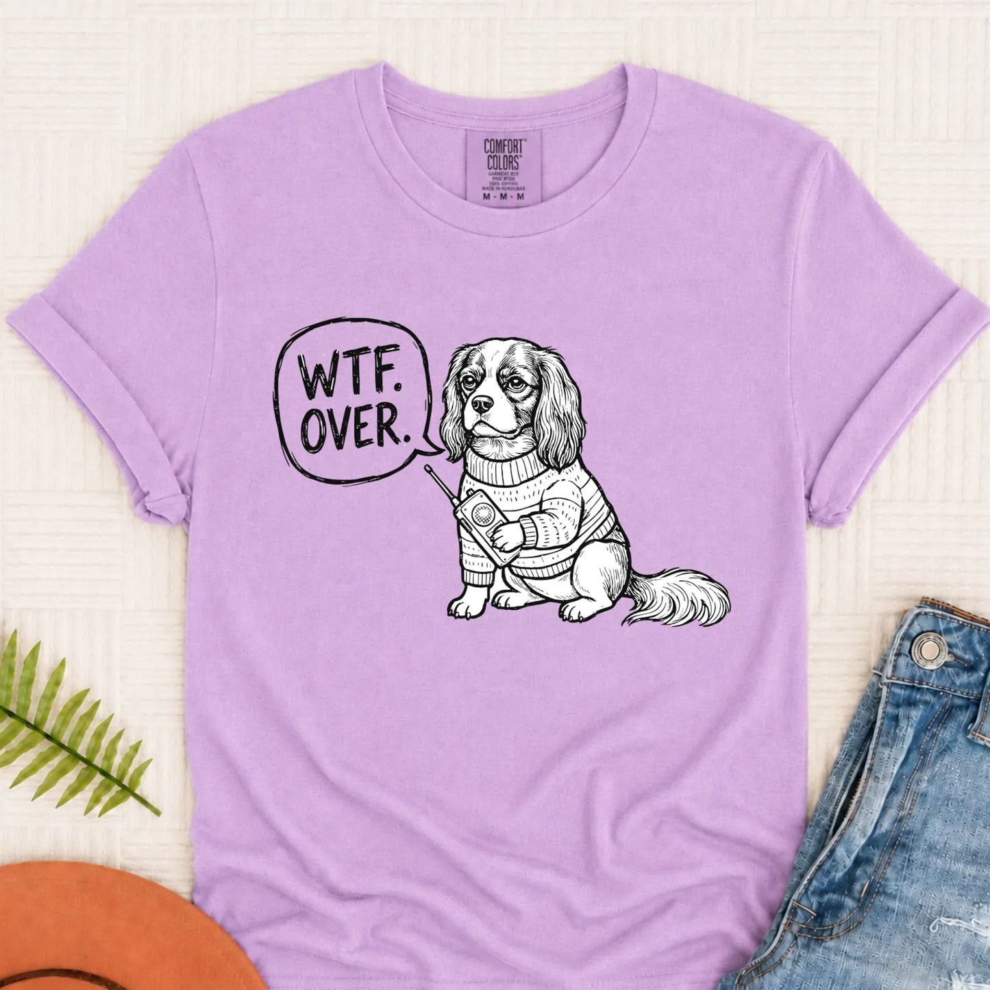 T-Shirt Orchid / S Cavalier Walkie Talkie Political Unisex TShirt