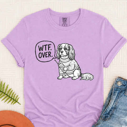 Cavalier Walkie Talkie Political Unisex TShirt Orchid