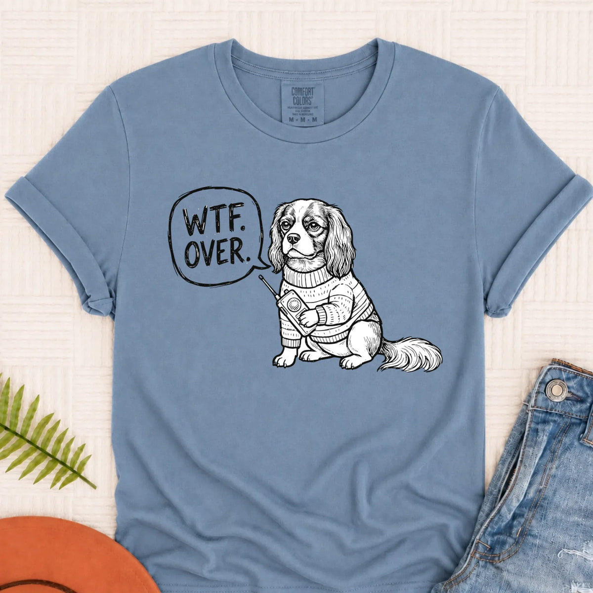 T-Shirt Blue Jean / S Cavalier Walkie Talkie Political Unisex TShirt