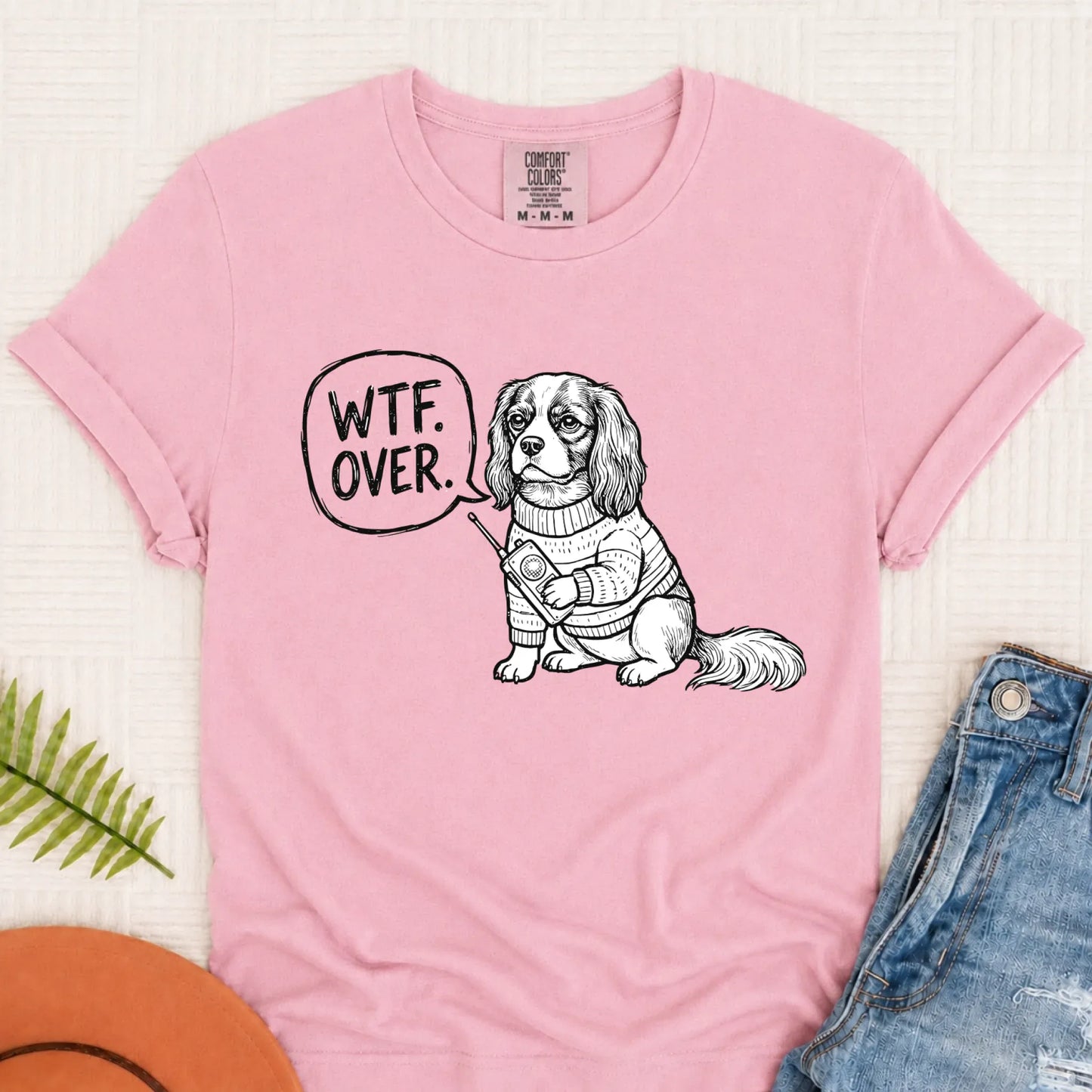 T-Shirt Blossom / S Cavalier Walkie Talkie Political Unisex TShirt
