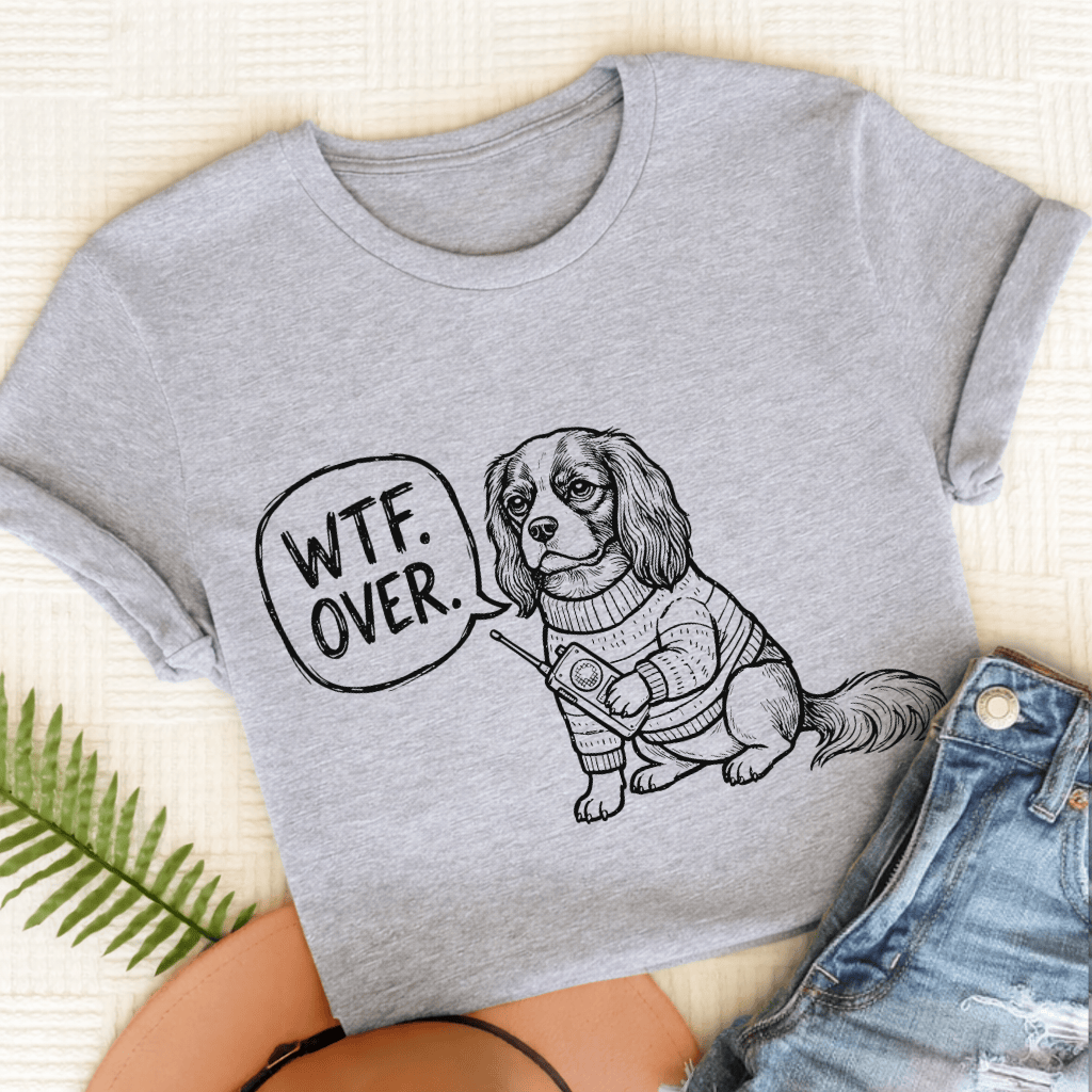 Cavalier Walkie Talkie Unisex TShirt Sport Grey