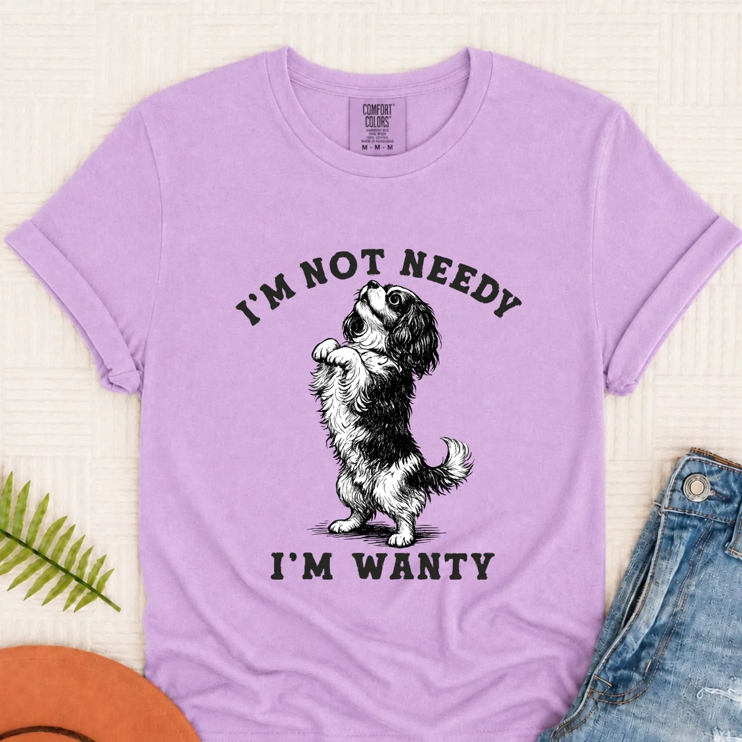 Cavalier Wanty Not Needy Unisex TShirt Orchid