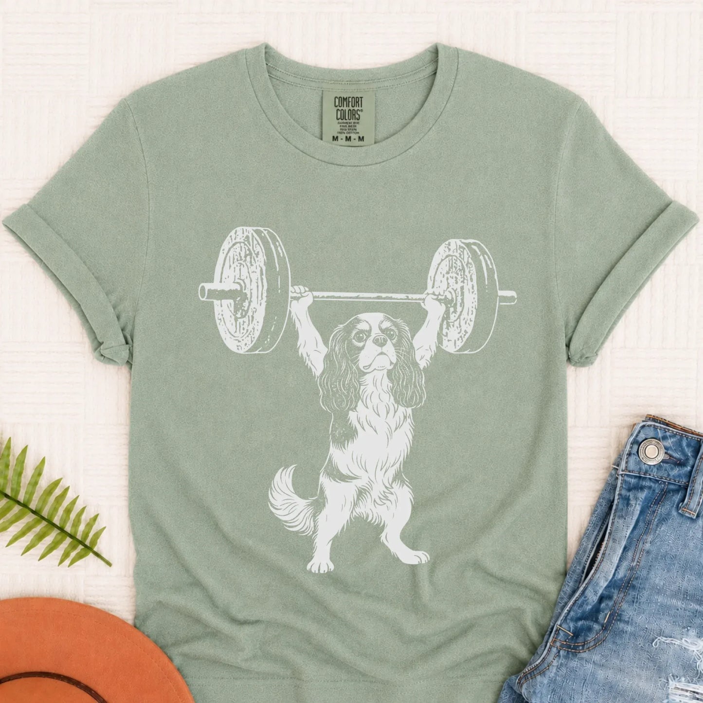 Cavalier Weight Training Fitness Unisex TShirt Bay