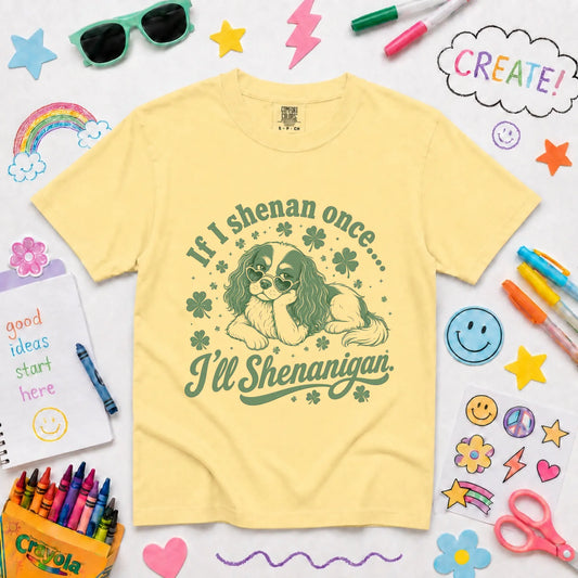 Cavalier YOUTH Shenanigans Funny Unisex TShirt Butter