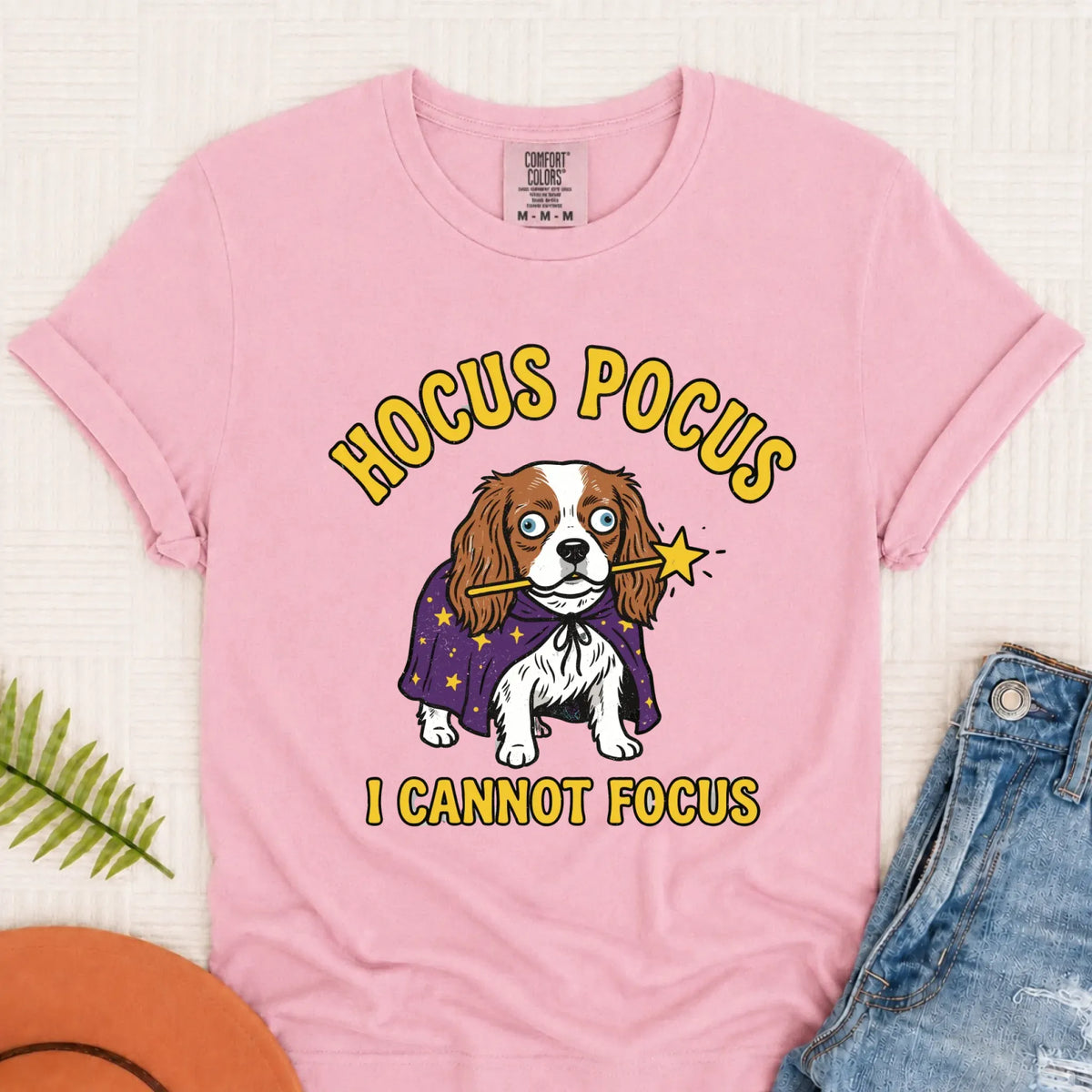 Custom Cavalier ADHD Hocus Pocus Unisex TShirt Monster Light 1717 Blossom