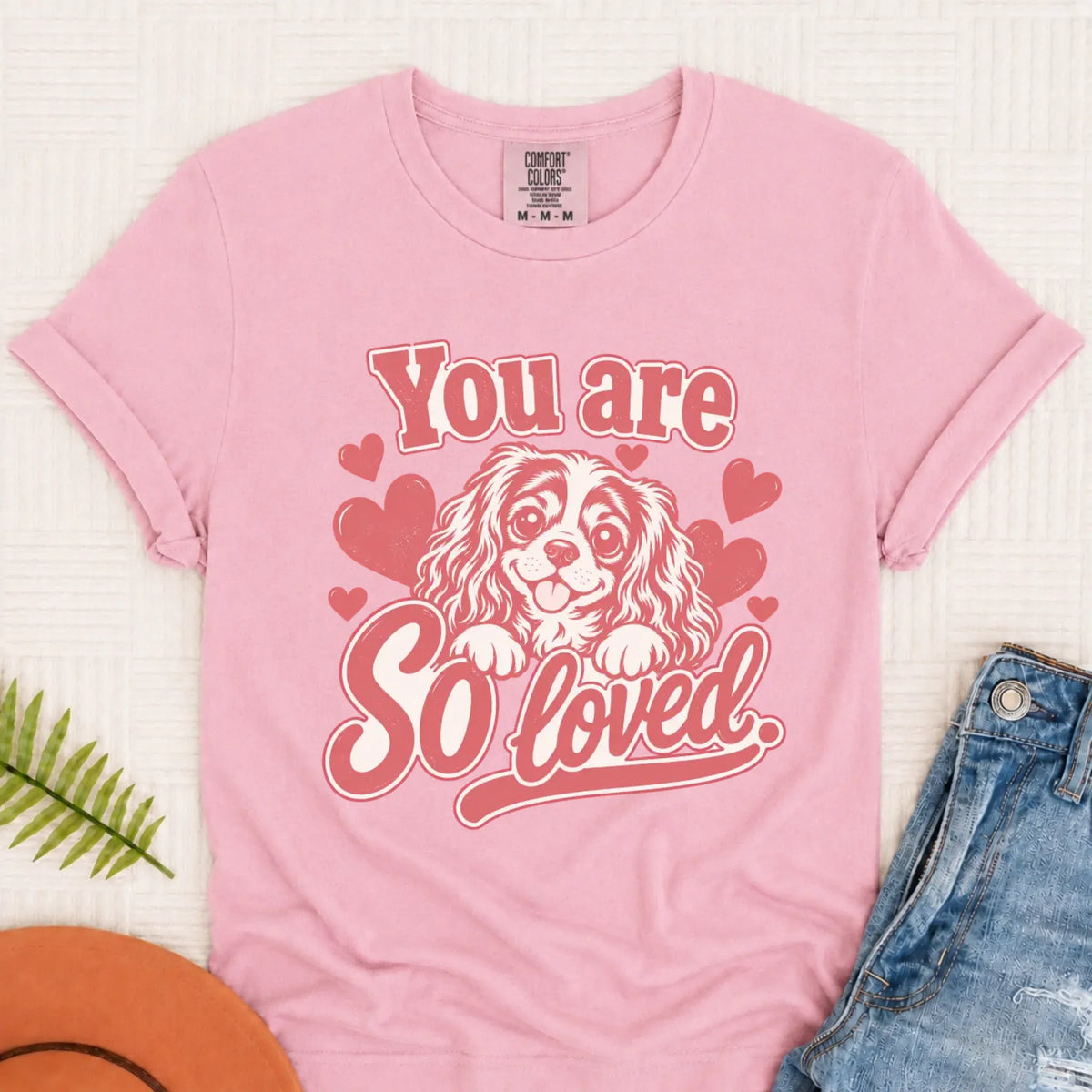T-Shirt Blossom / S Custom Cavalier Always Loved Unisex Tshirt