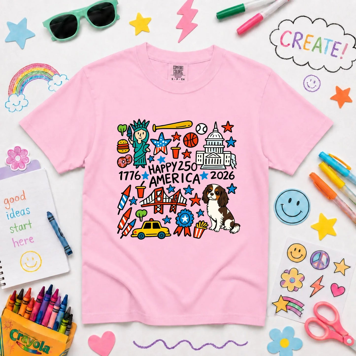 Youth Tshirt Blossom / XS Custom Cavalier America 250th Birthday Unisex YOUTH TShirt