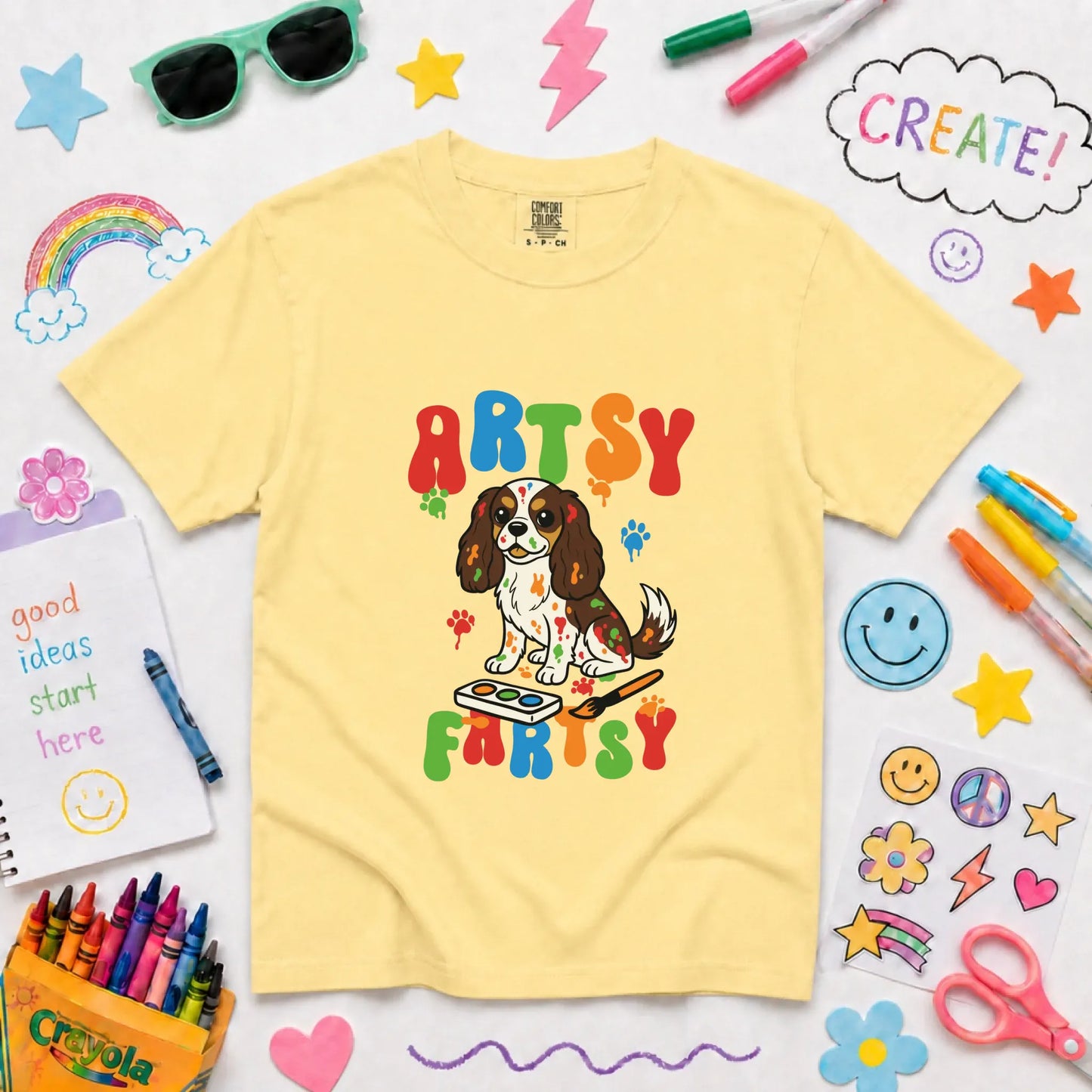 Youth Tshirt Butter / XS Custom Cavalier Arts Crafts Unisex YOUTH Tshirt
