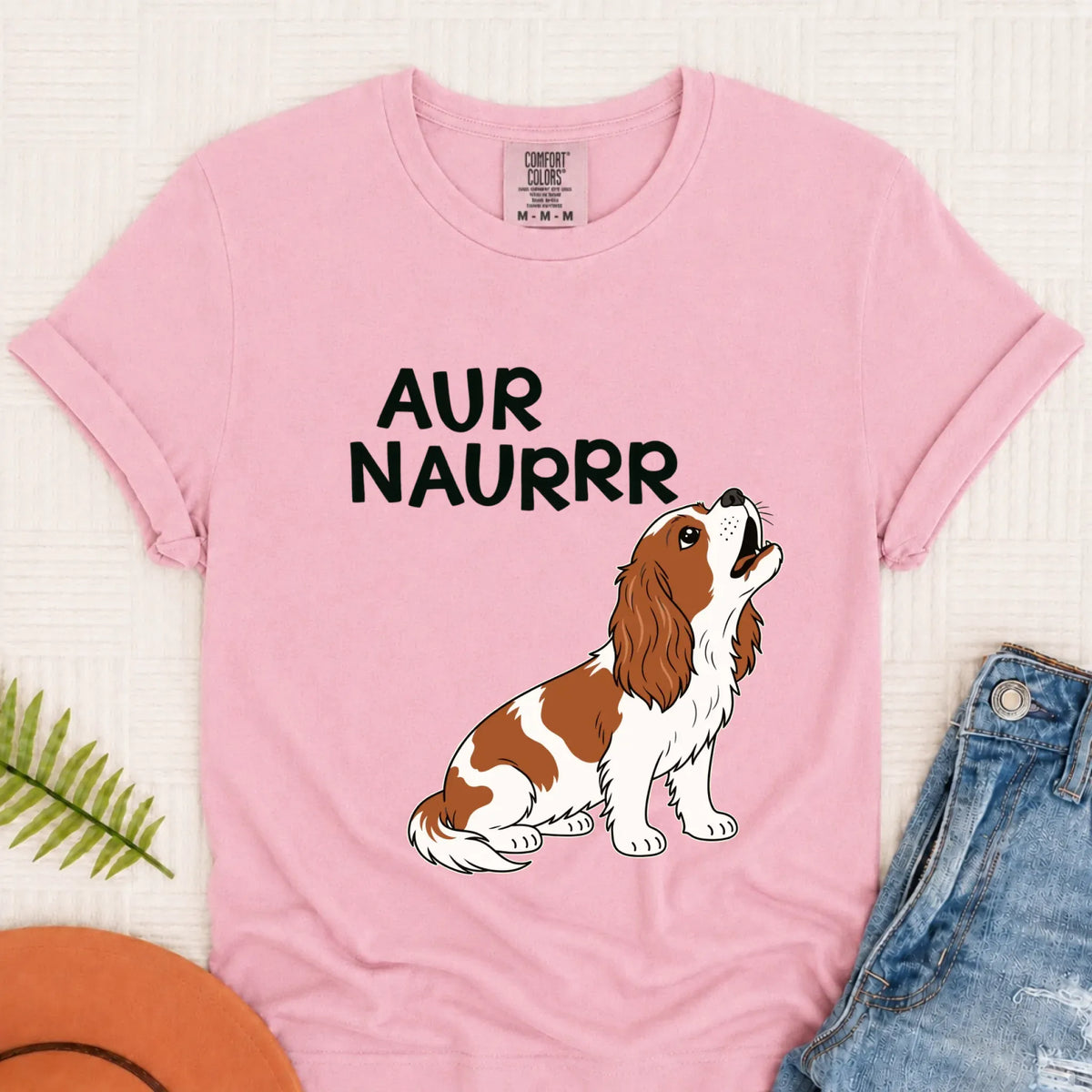 Custom Cavalier Aur Naur Funny Unisex TShirt Blossom