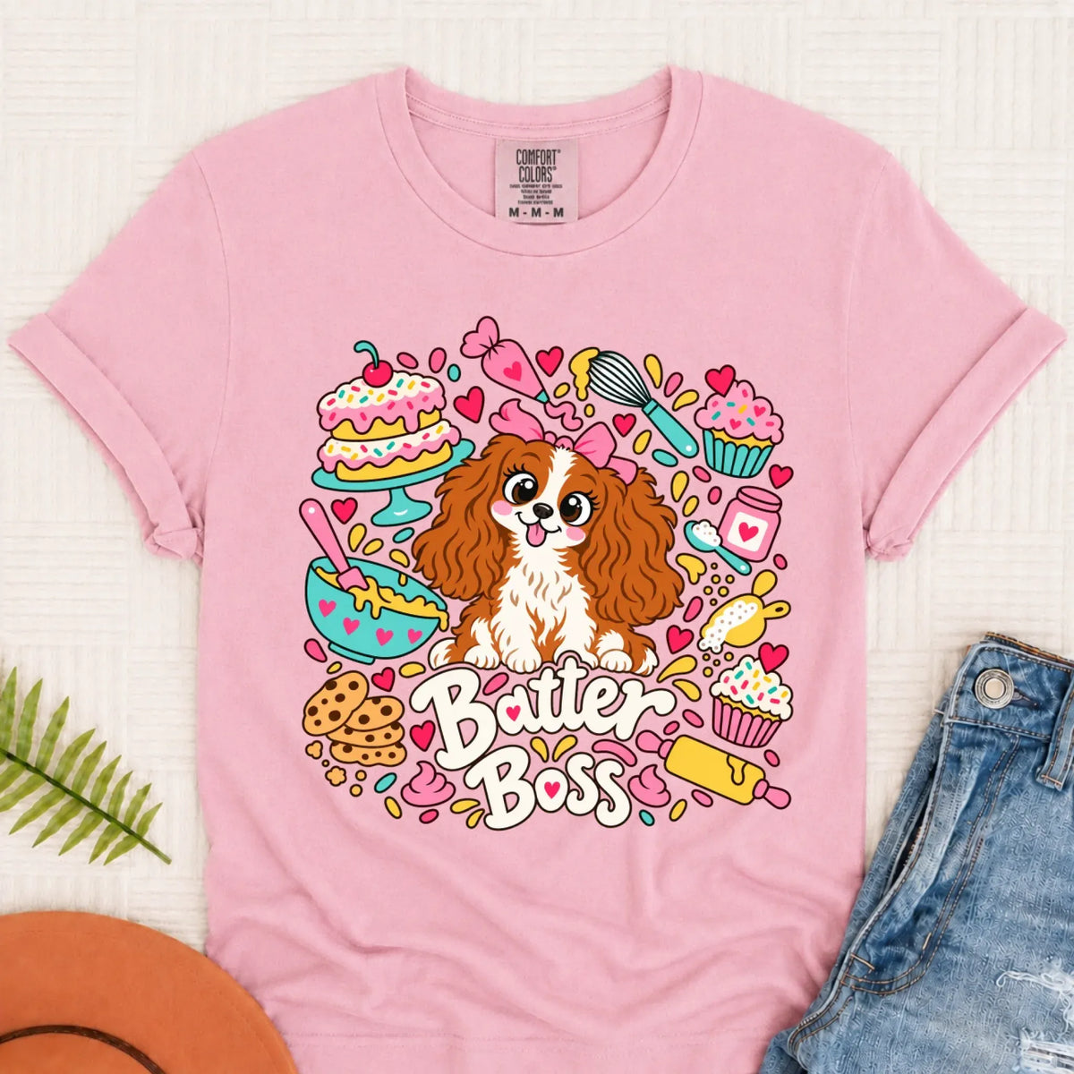 Custom Cavalier Baker Baking Unisex Tshirt Blossom